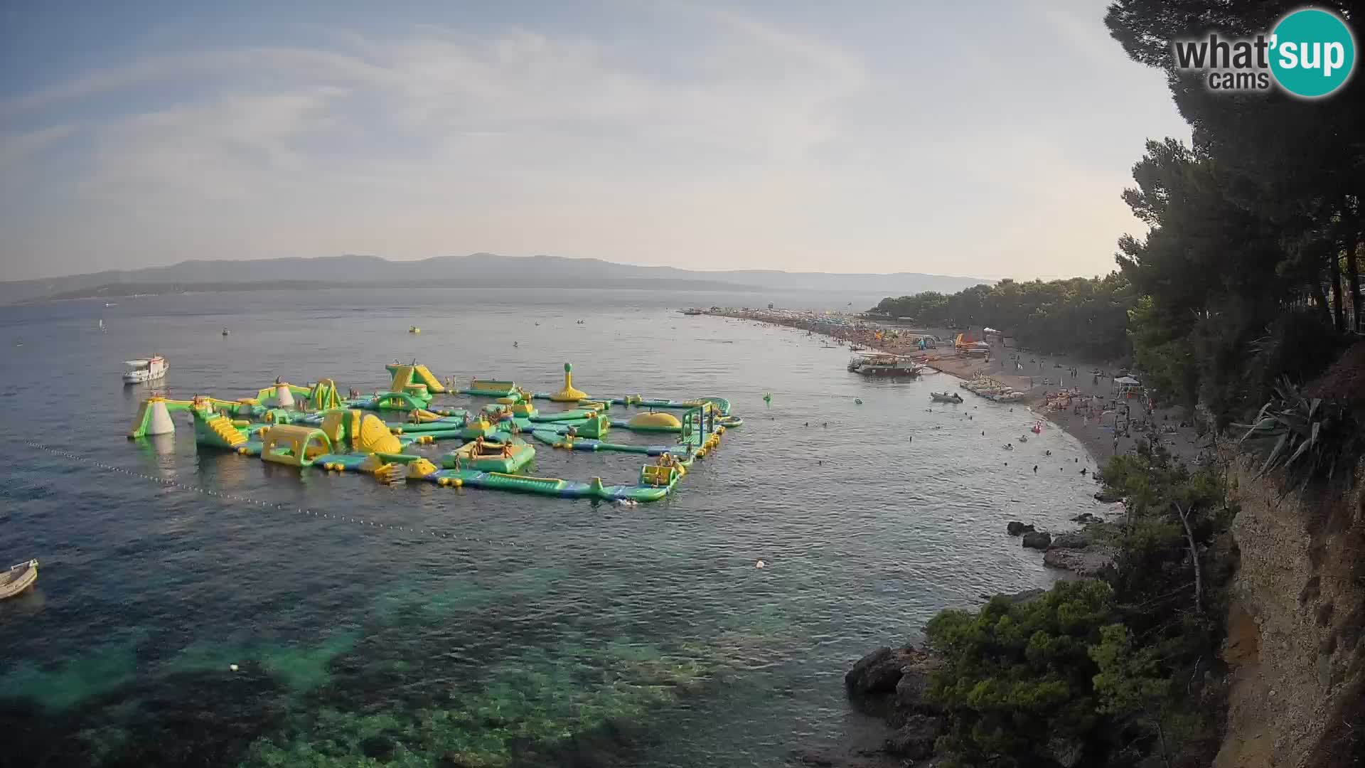 Webcam Zlatni Rat Bol – Liveblick vom berühmten Strand auf Brač