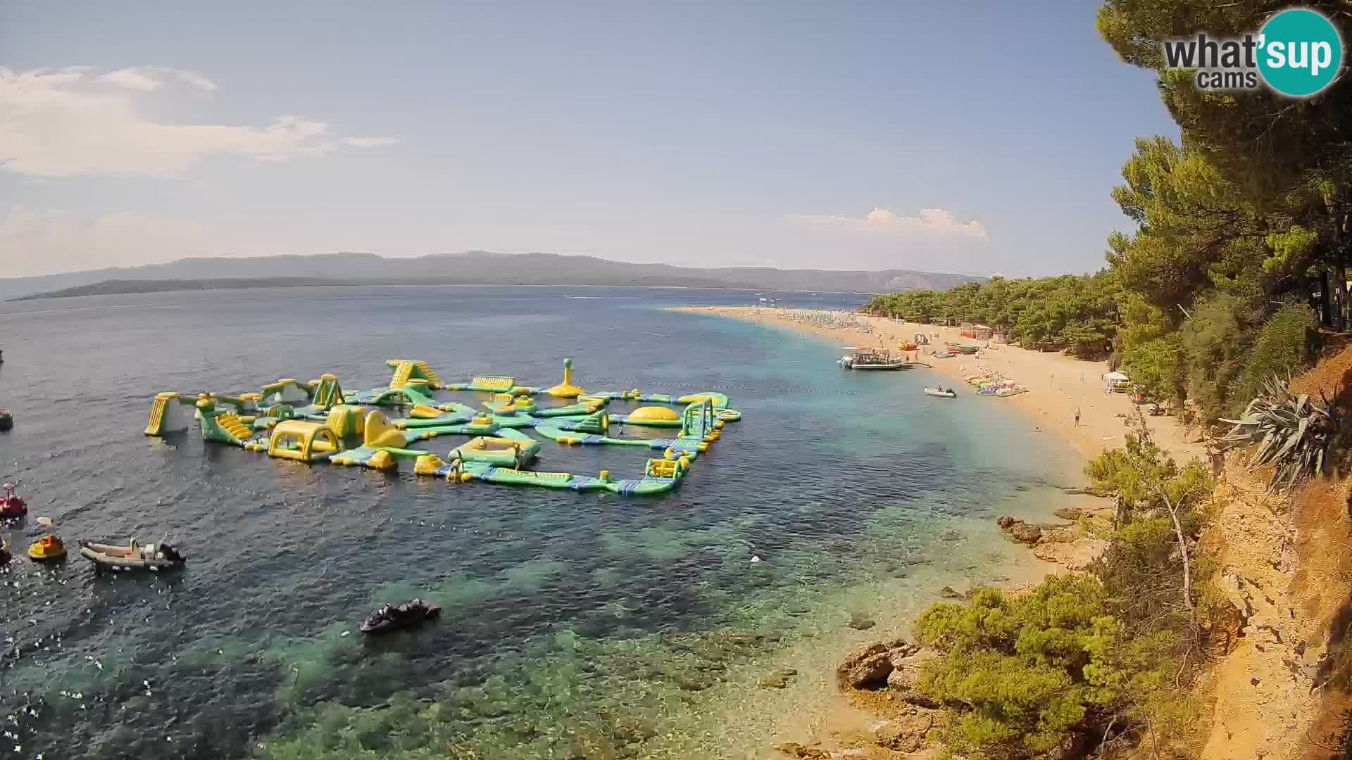 Webcam Zlatni Rat Bol – Liveblick vom berühmten Strand auf Brač