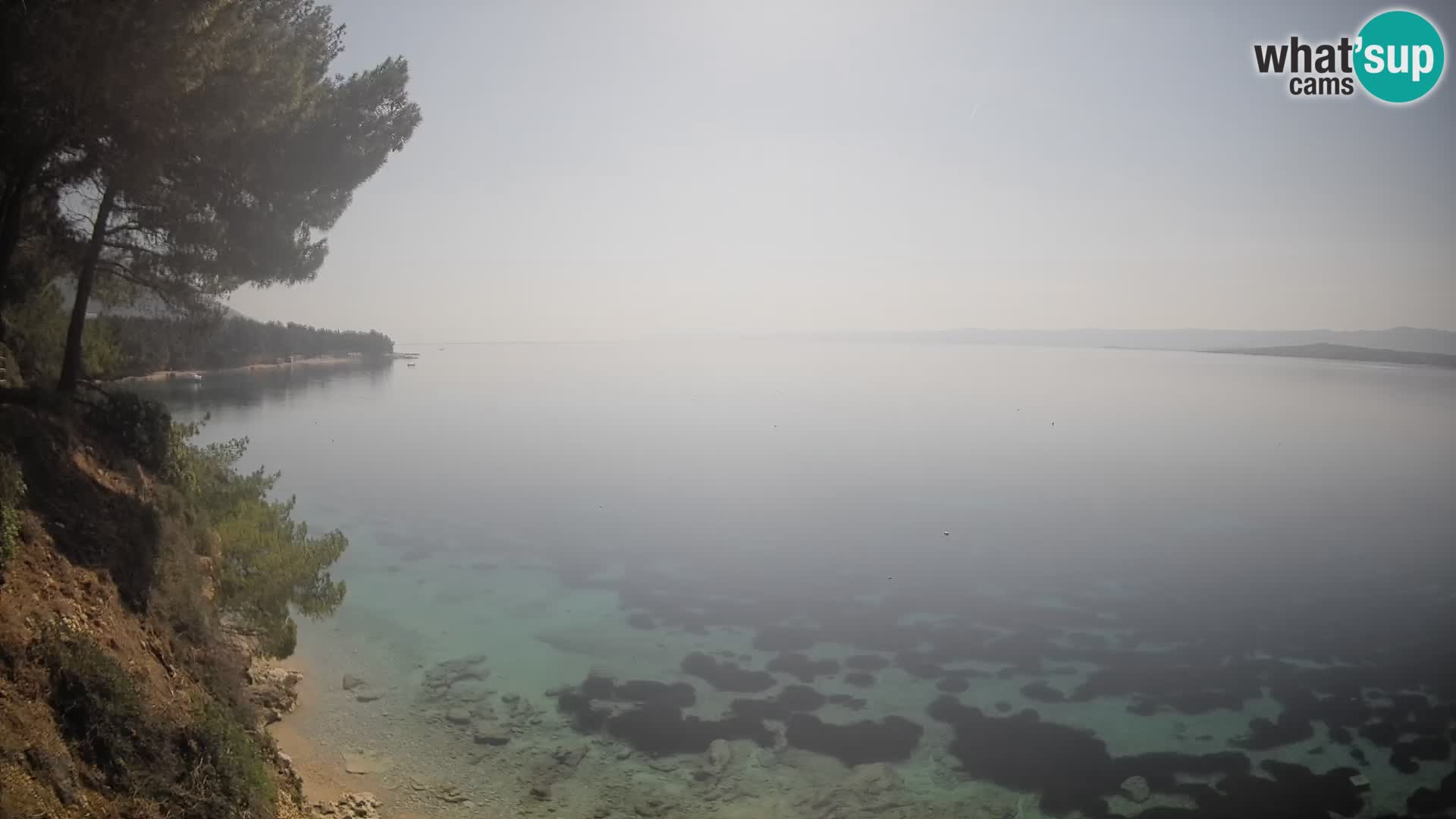 Webcam Playa Potočine Bol – Vista en vivo de Borak Beach, Isla de Brač