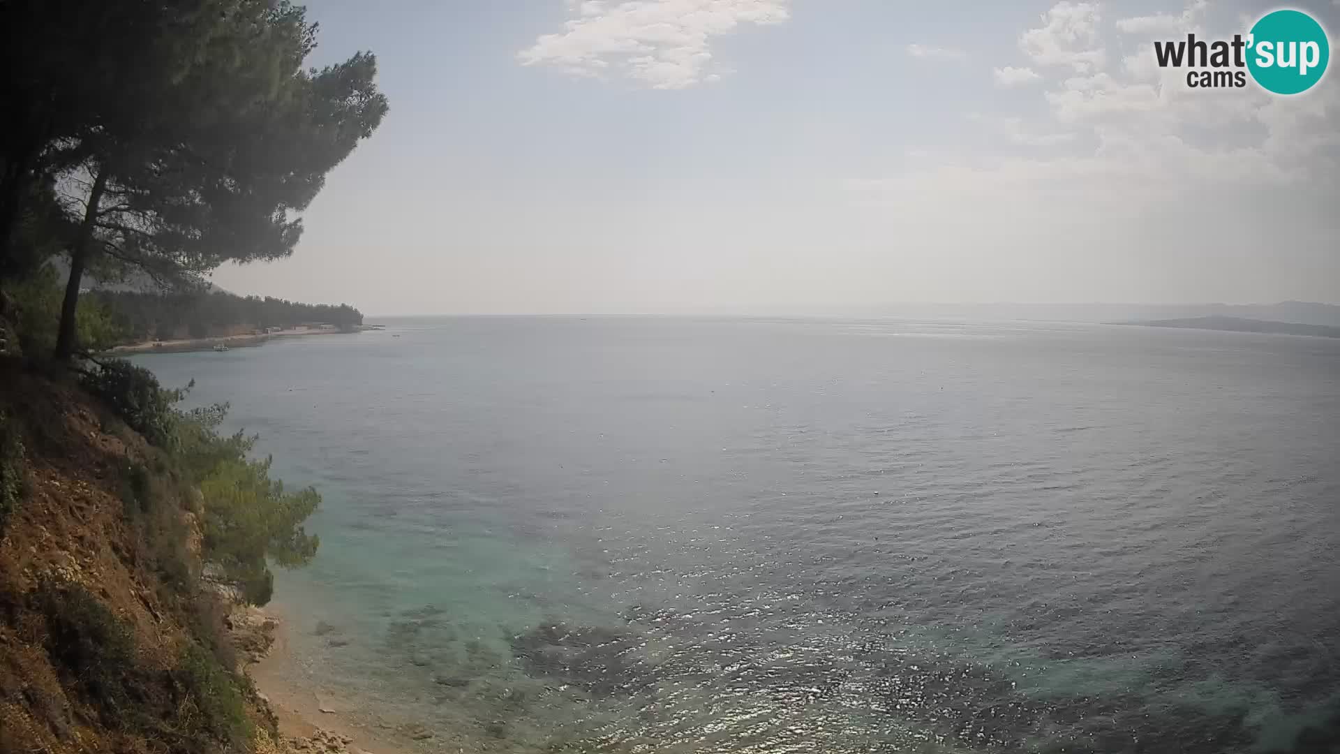 Webcam plage Potočine Bol – Vue en direct sur Borak Beach, île de Brač