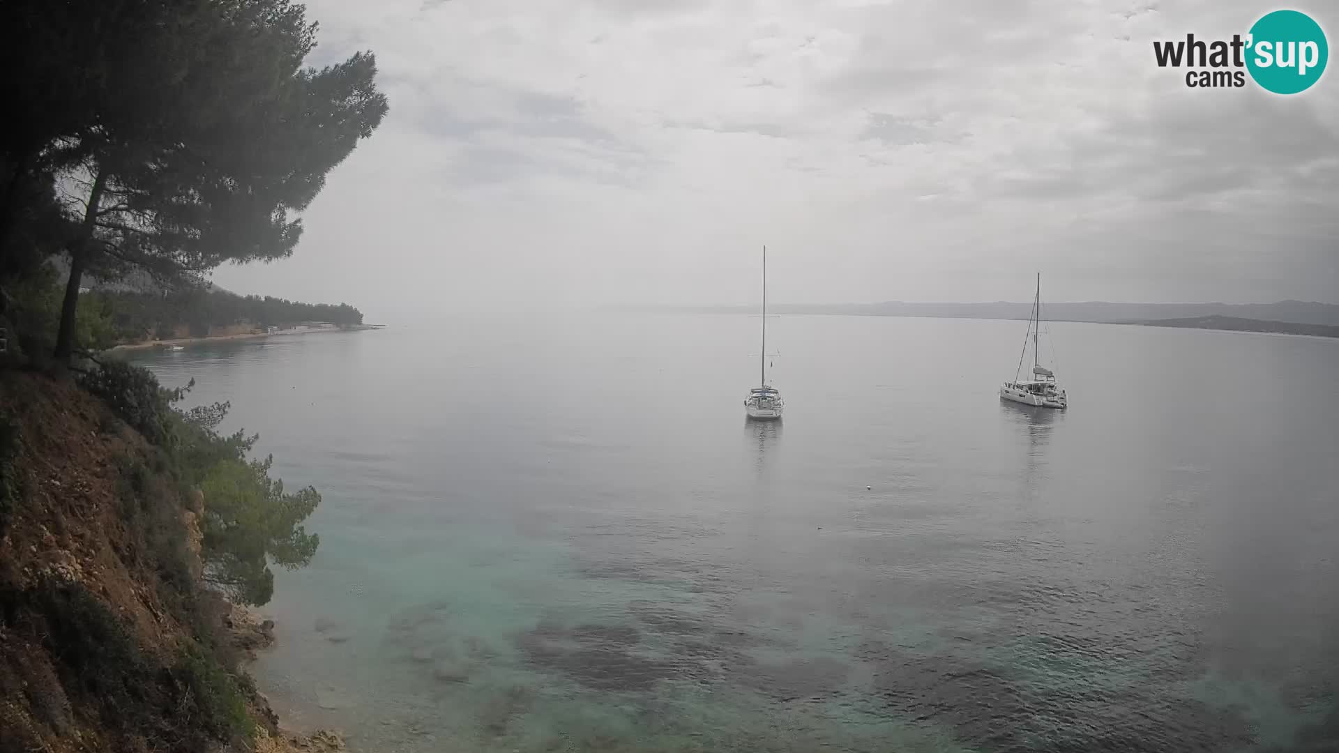 Webcam plage Potočine Bol – Vue en direct sur Borak Beach, île de Brač