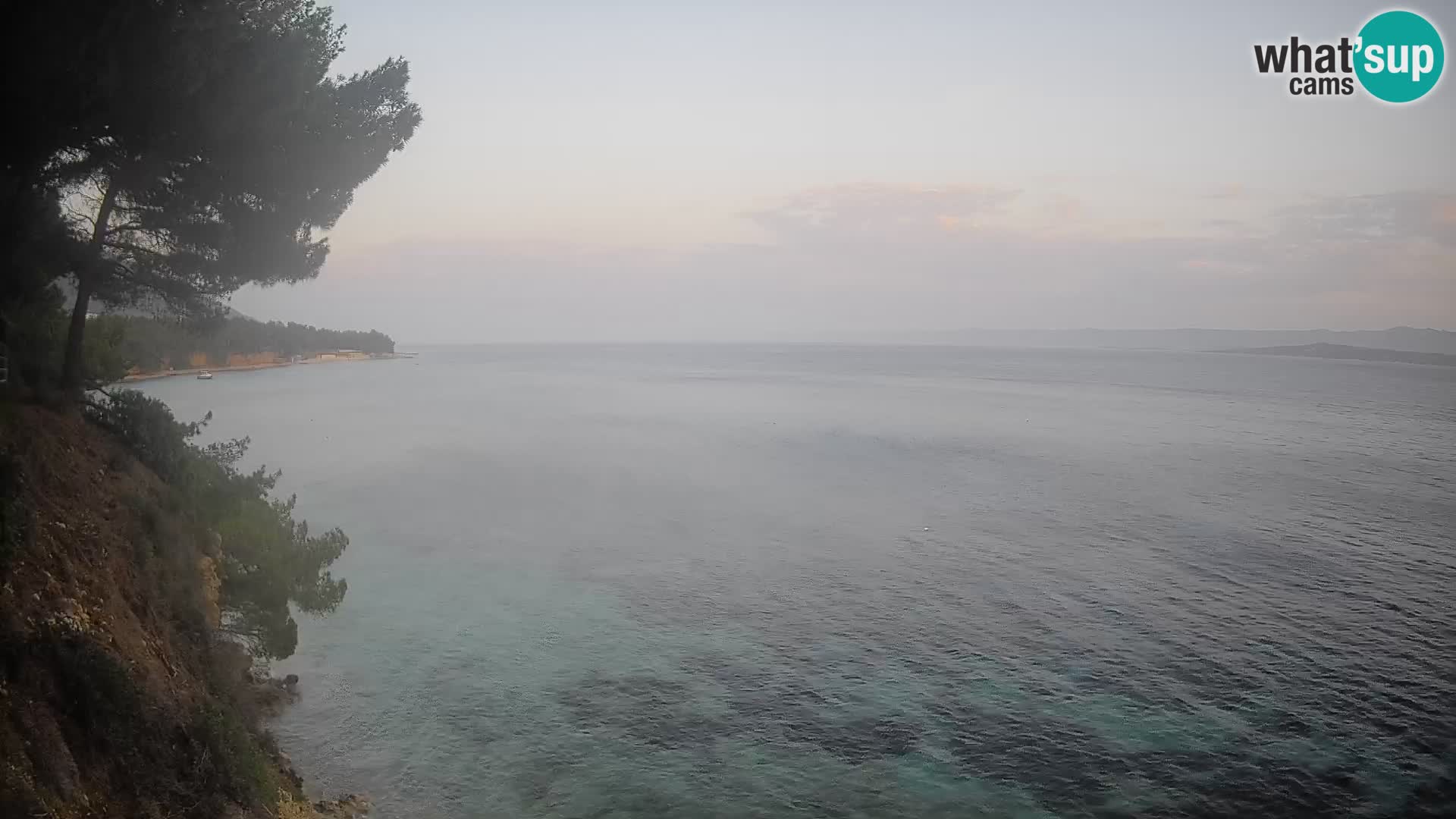 Webcam Spiaggia Potočine Bol – Vista live sulla spiaggia Borak, Isola di Brač
