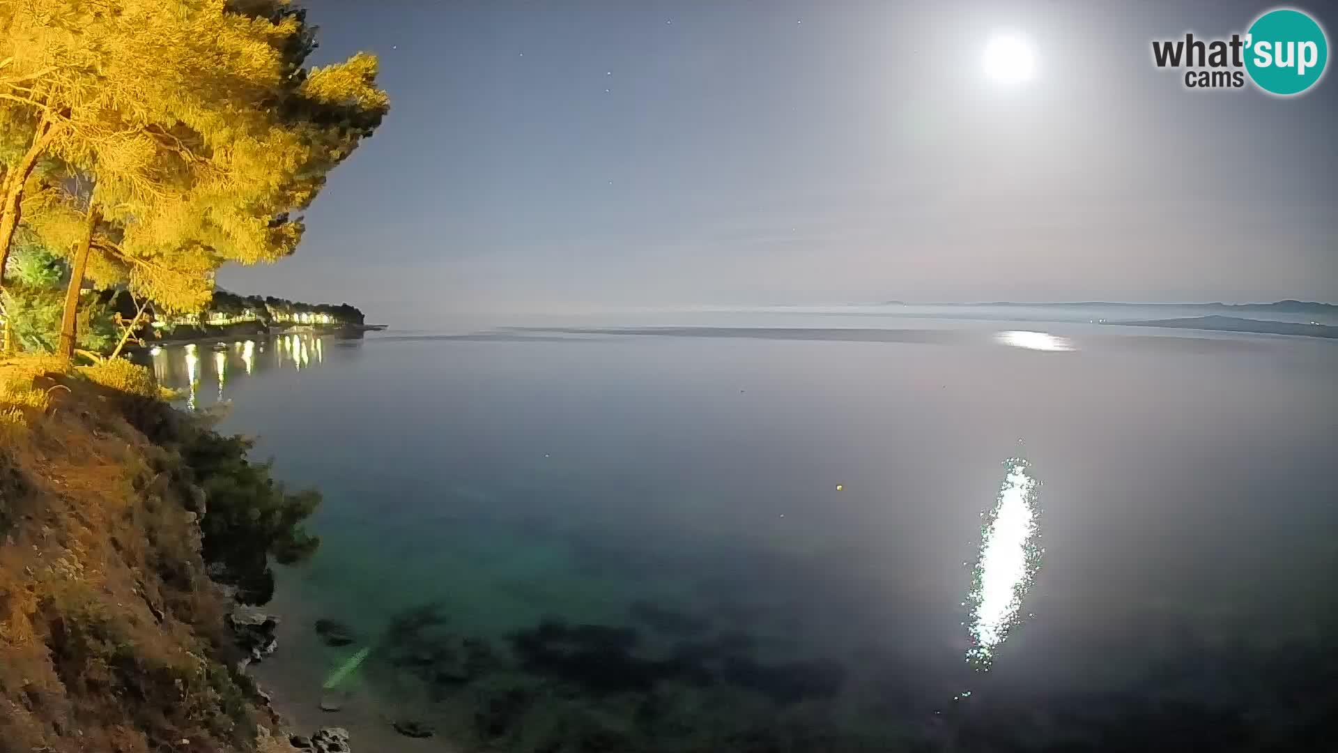 Webcam Strand Potočine Bol – Liveblick auf Borak Beach, Insel Brač