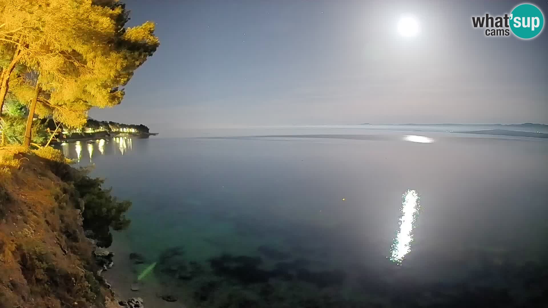 Webcam Potočine Beach Bol – Live View of Borak Beach, Brač Island