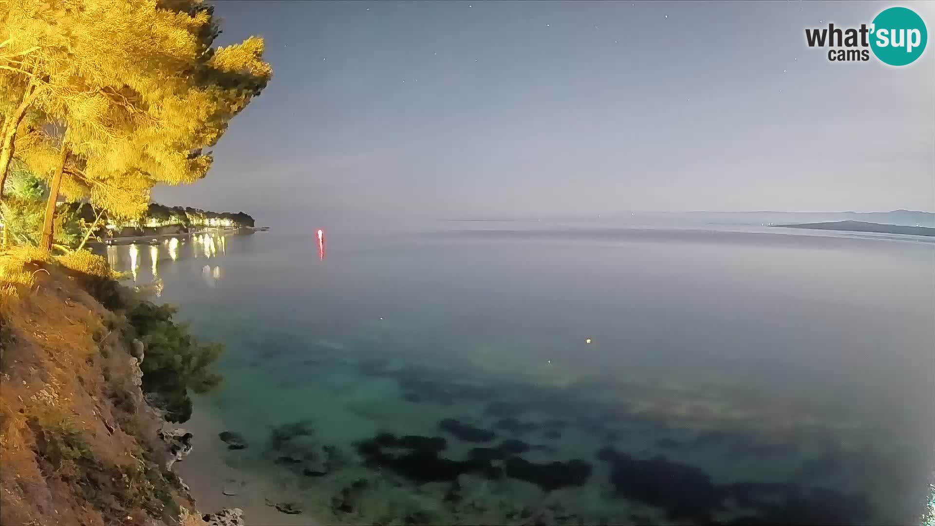 Webcam Playa Potočine Bol – Vista en vivo de Borak Beach, Isla de Brač