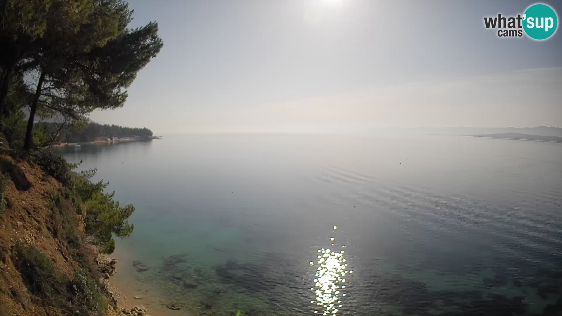 Webcam Strand Potočine Bol – Liveblick auf Borak Beach, Insel Brač