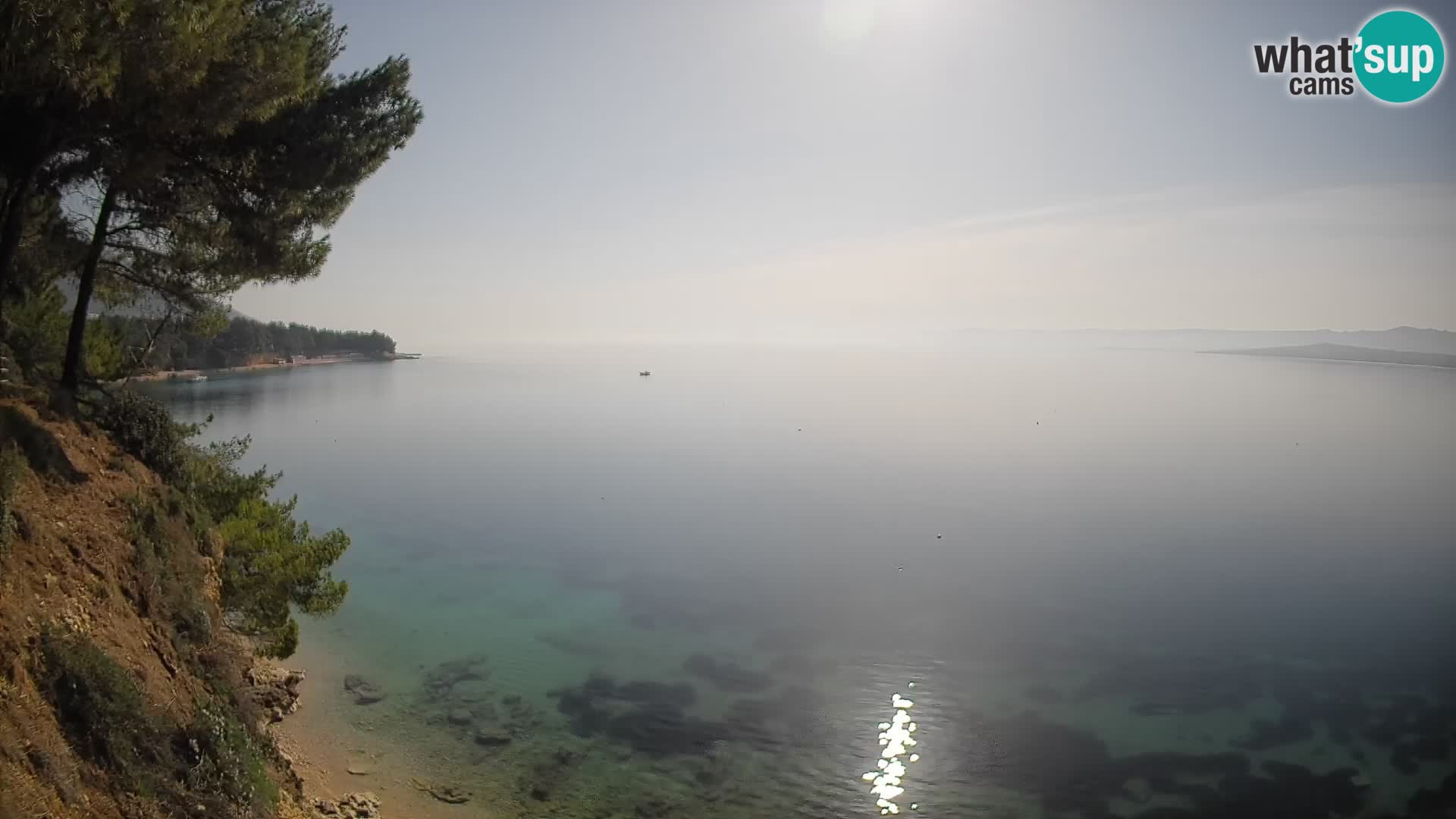 Webcam plage Potočine Bol – Vue en direct sur Borak Beach, île de Brač