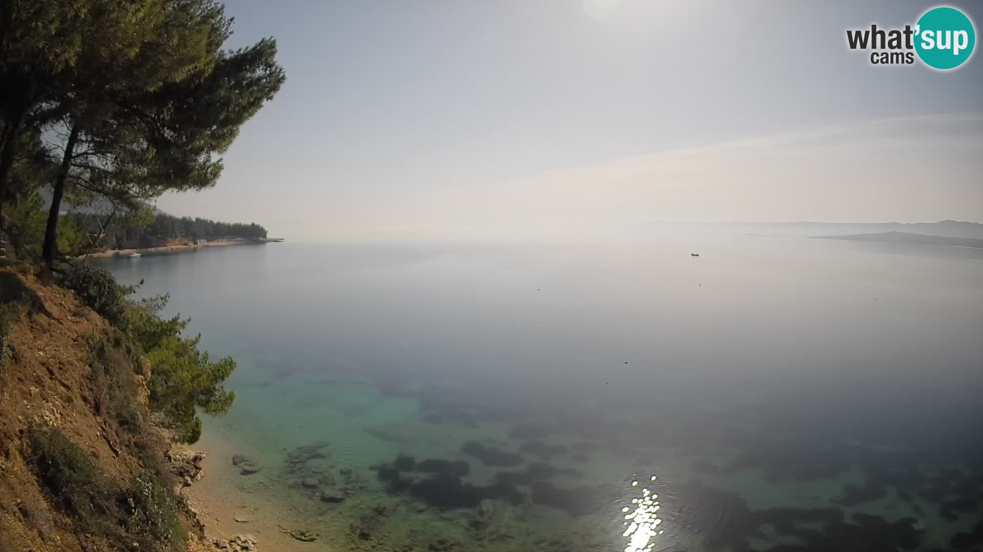 Webcam plage Potočine Bol – Vue en direct sur Borak Beach, île de Brač