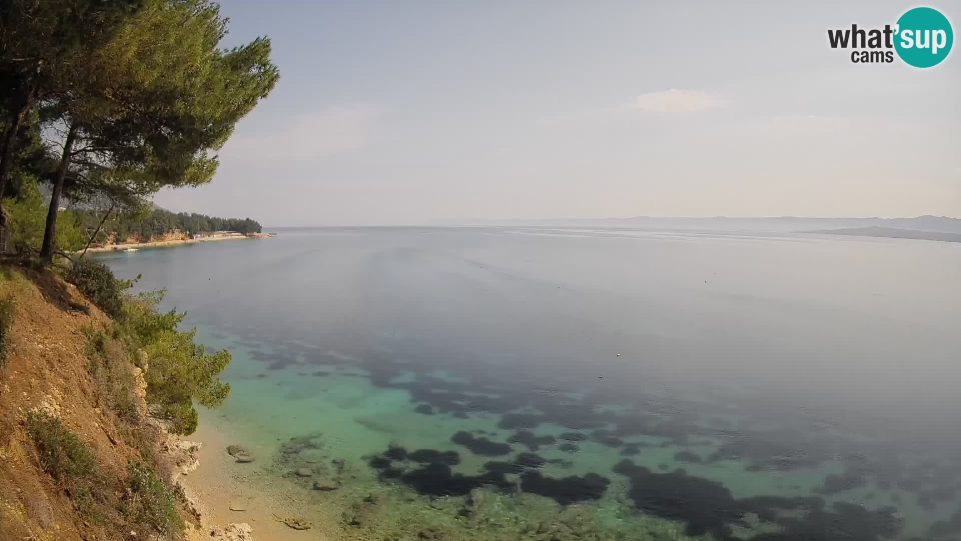 Webcam Strand Potočine Bol – Liveblick auf Borak Beach, Insel Brač