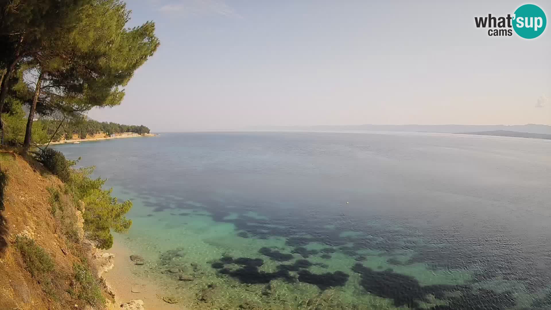 Webcam Playa Potočine Bol – Vista en vivo de Borak Beach, Isla de Brač