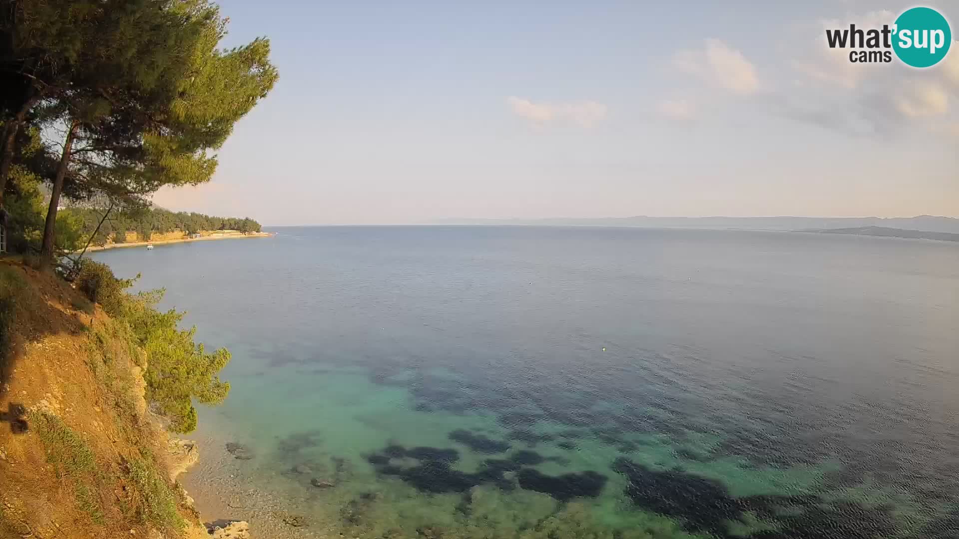 Webcam Strand Potočine Bol – Liveblick auf Borak Beach, Insel Brač