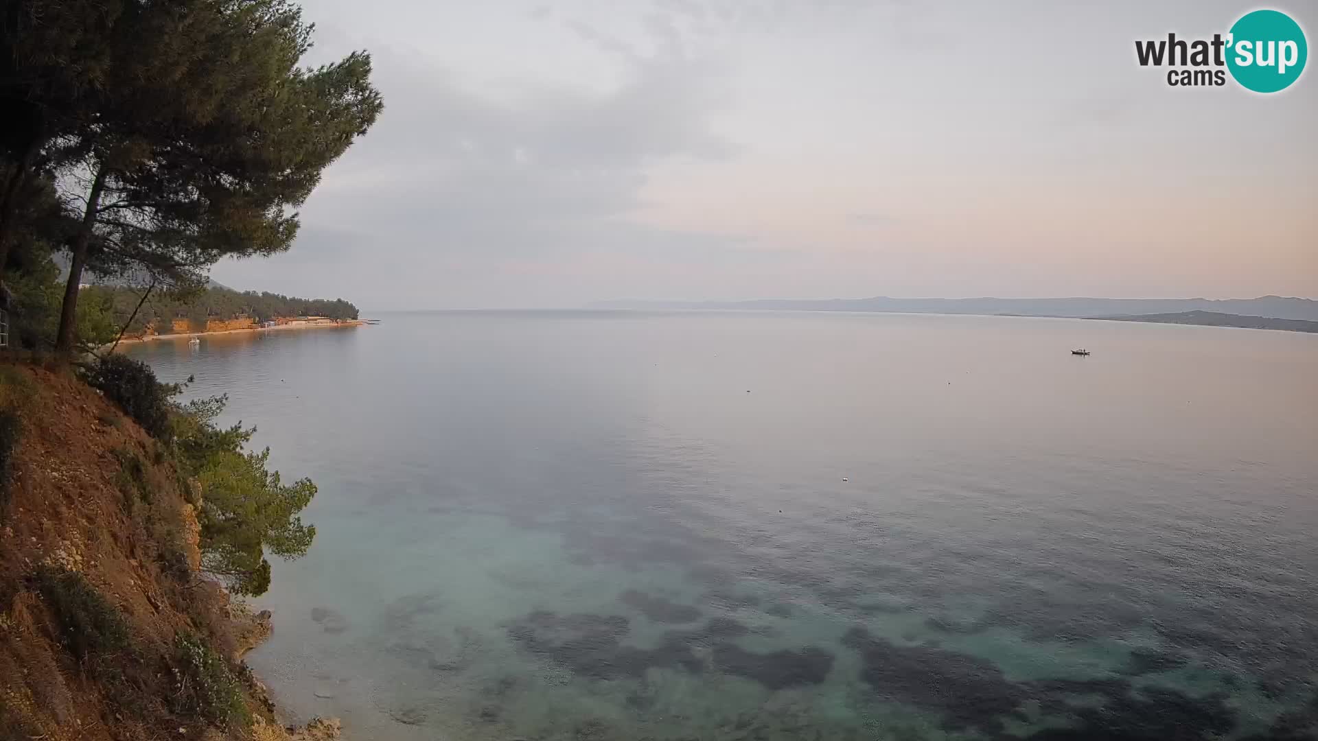 Webcam Potočine Beach Bol – Live View of Borak Beach, Brač Island