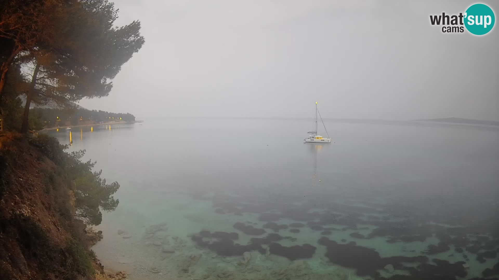 Webcam Potočine Beach Bol – Live View of Borak Beach, Brač Island