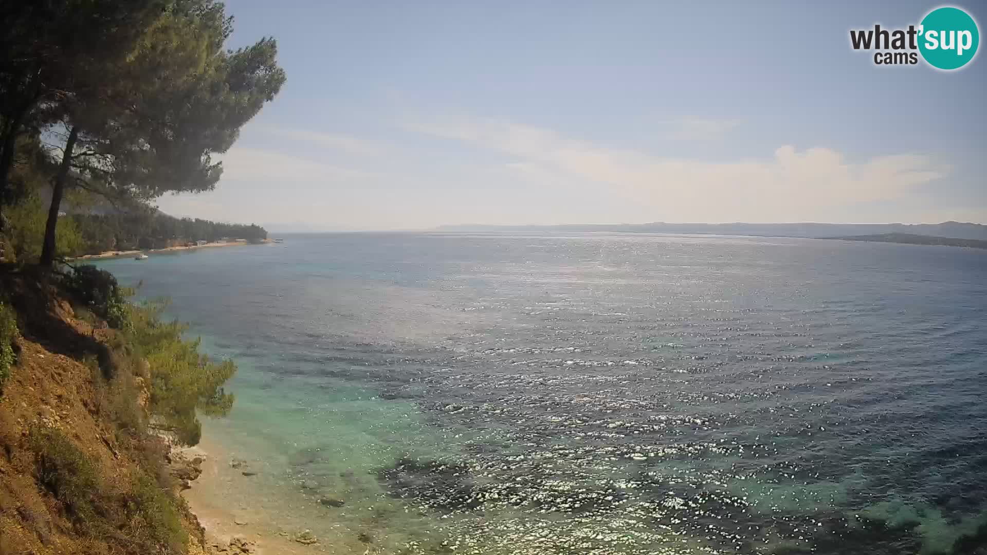 Webcam plage Potočine Bol – Vue en direct sur Borak Beach, île de Brač