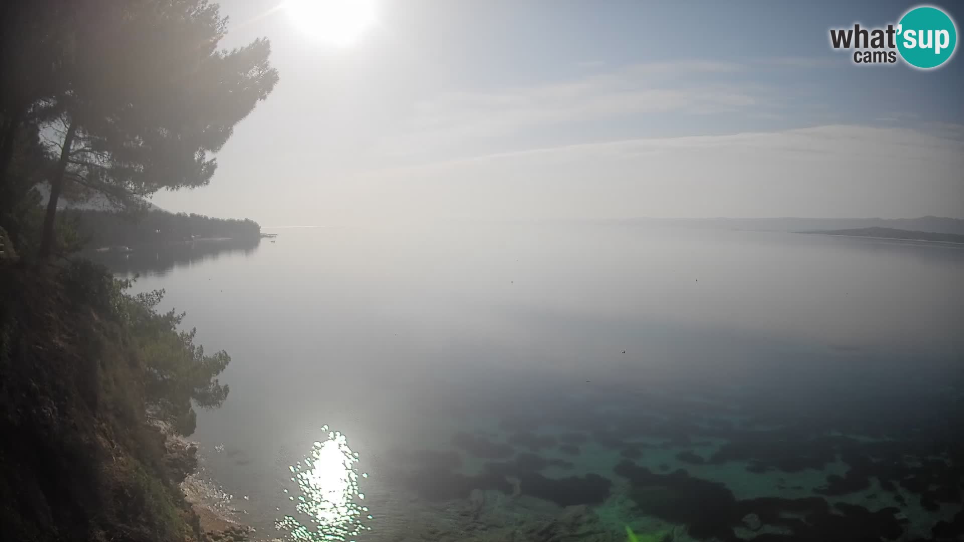 Webcam Potočine Beach Bol – Live View of Borak Beach, Brač Island