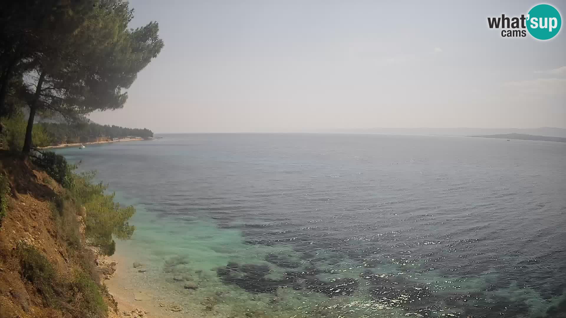 Webcam plage Potočine Bol – Vue en direct sur Borak Beach, île de Brač
