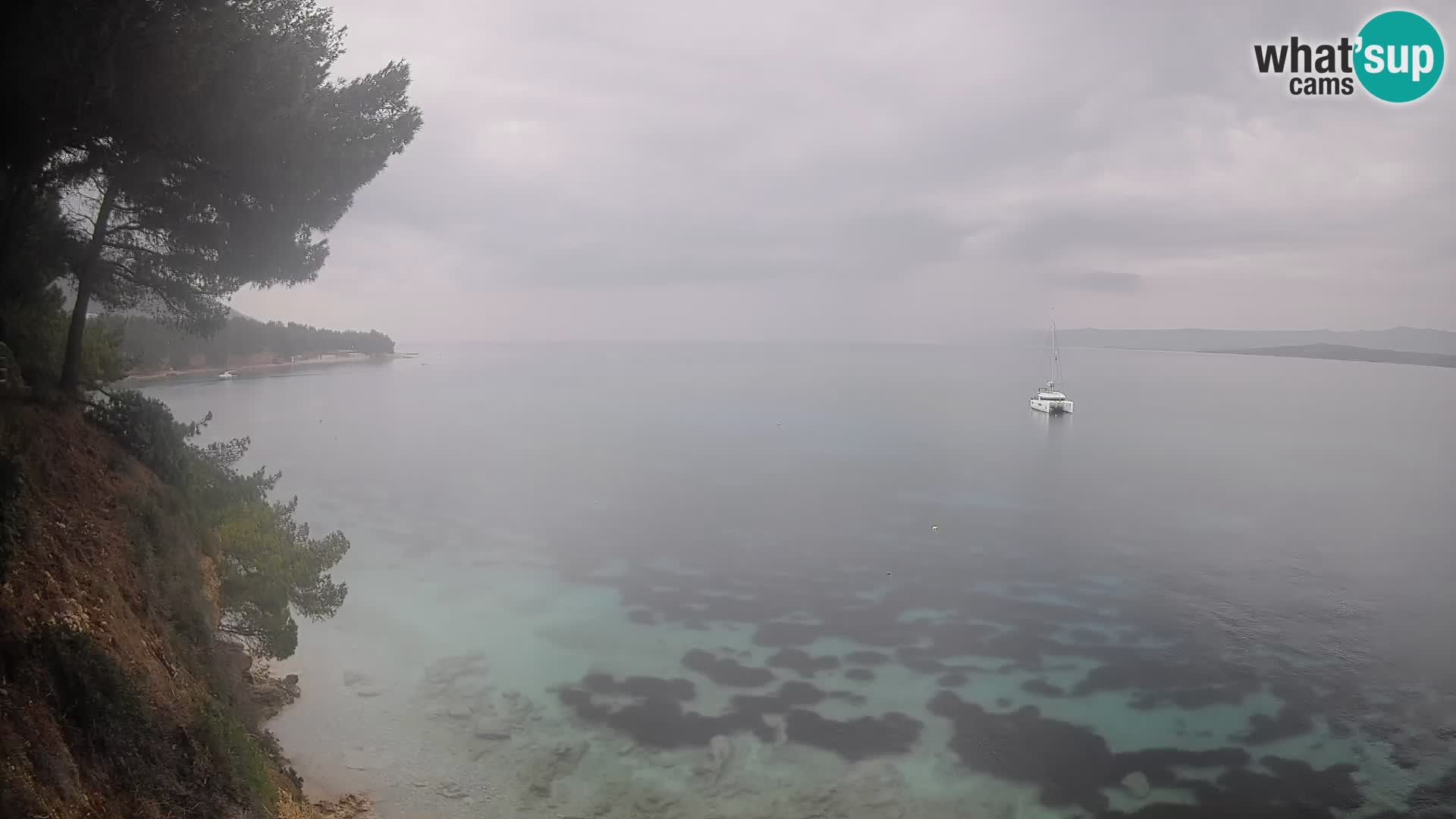 Webcam Potočine Beach Bol – Live View of Borak Beach, Brač Island