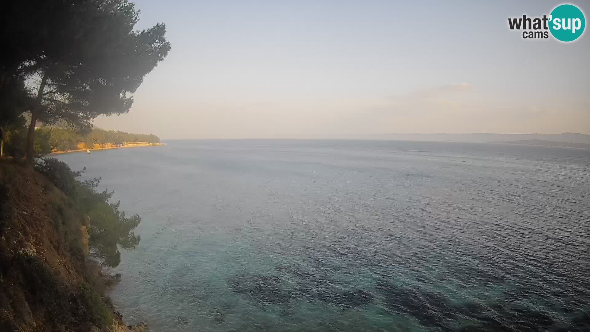 Web kamera Potočine Bol – Pogled uživo na plažu Borak, otok Brač
