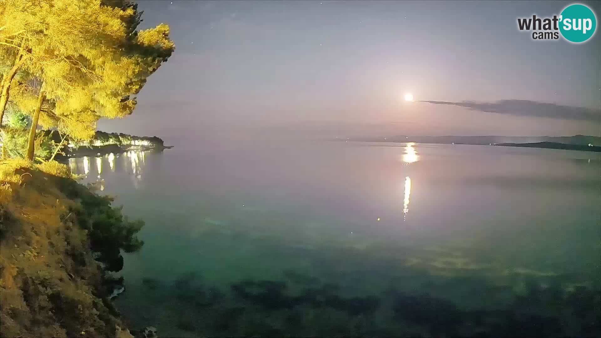 Webcam Playa Potočine Bol – Vista en vivo de Borak Beach, Isla de Brač