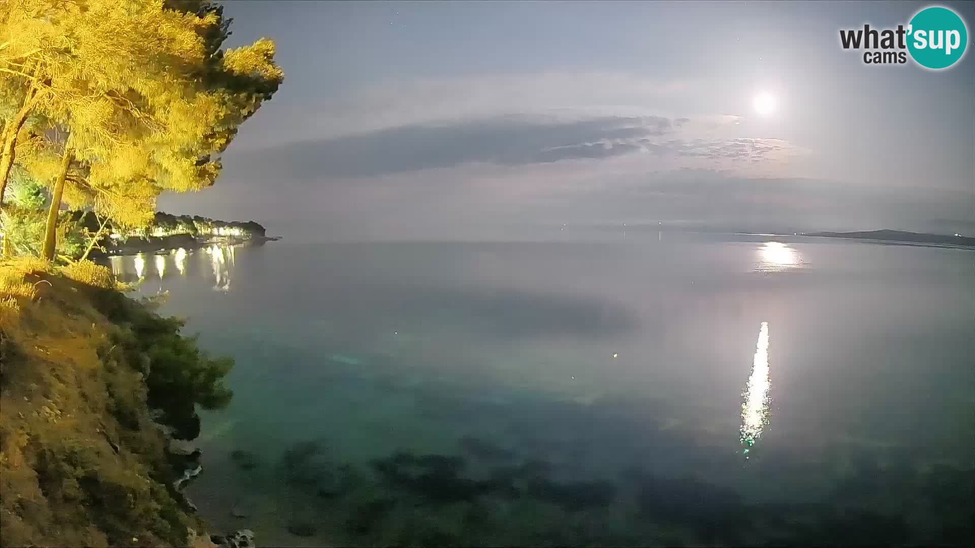 Webcam Playa Potočine Bol – Vista en vivo de Borak Beach, Isla de Brač
