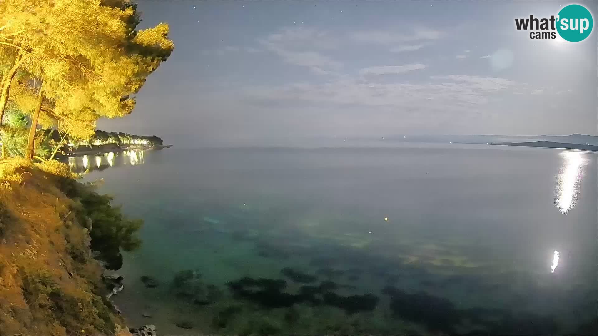 Webcam Strand Potočine Bol – Liveblick auf Borak Beach, Insel Brač