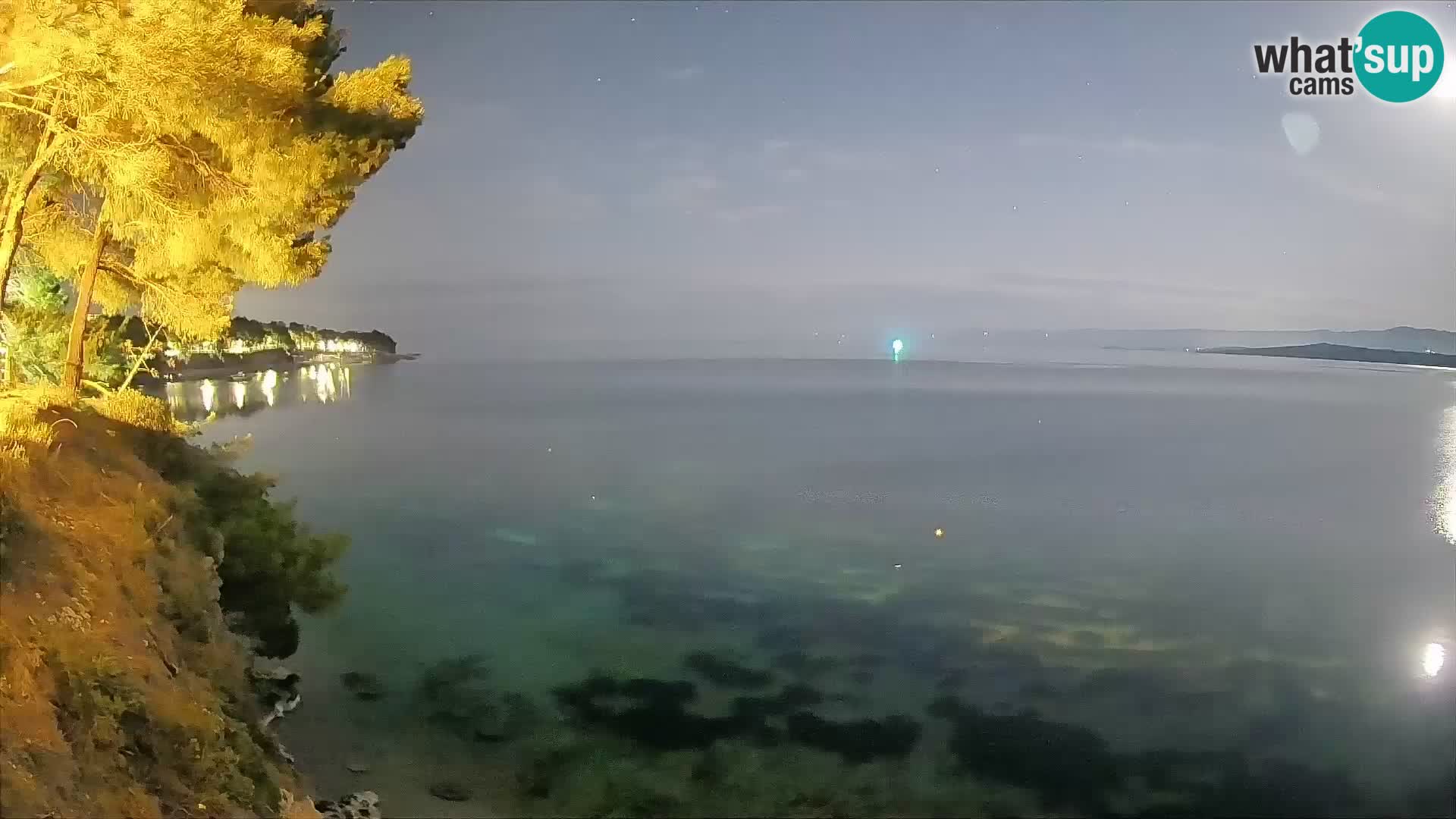 Webcam Potočine Beach Bol – Live View of Borak Beach, Brač Island