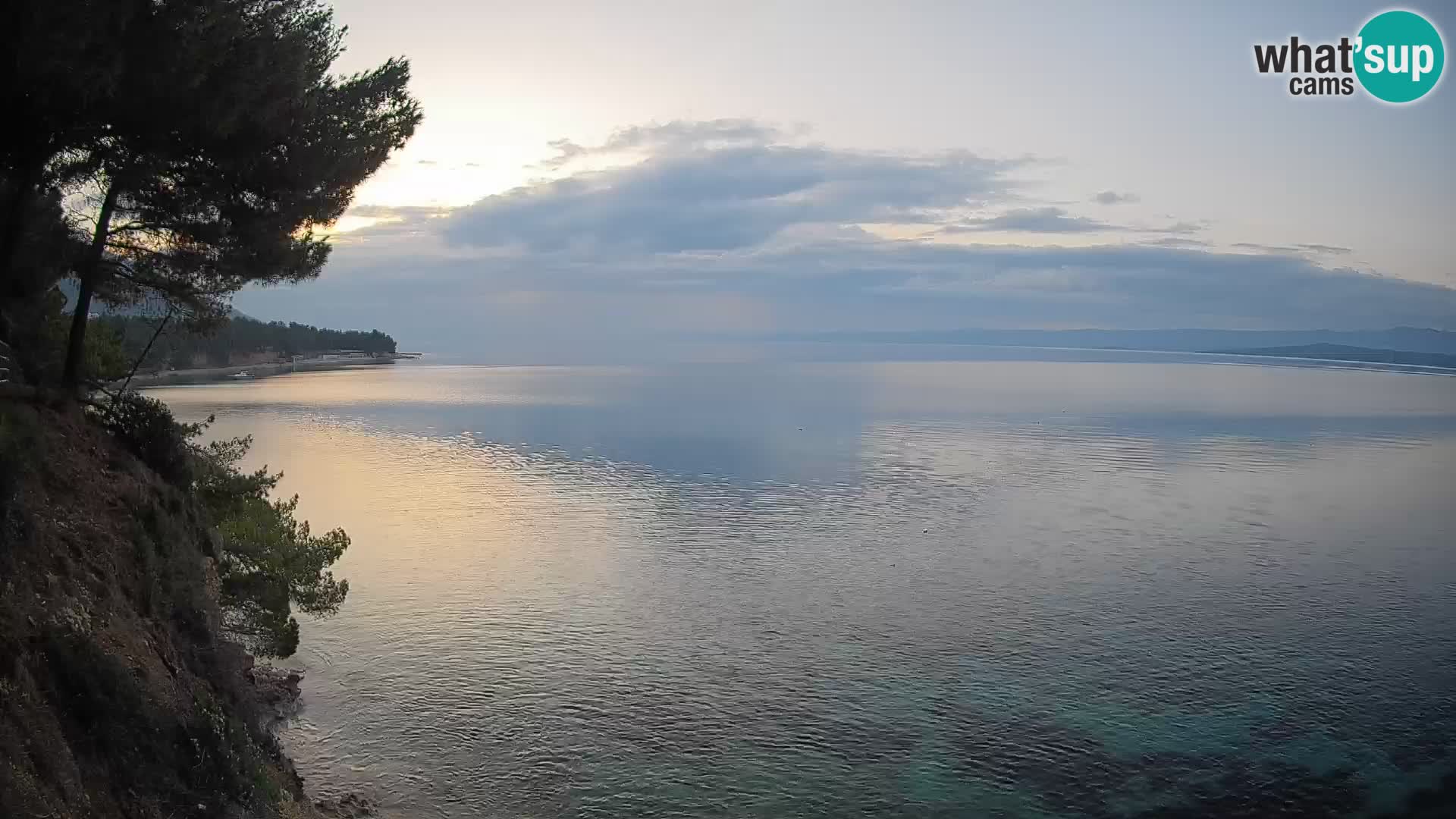 Webcam Spiaggia Potočine Bol – Vista live sulla spiaggia Borak, Isola di Brač