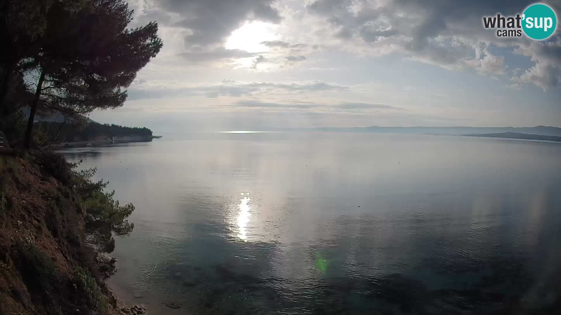 Webcam Spiaggia Potočine Bol – Vista live sulla spiaggia Borak, Isola di Brač