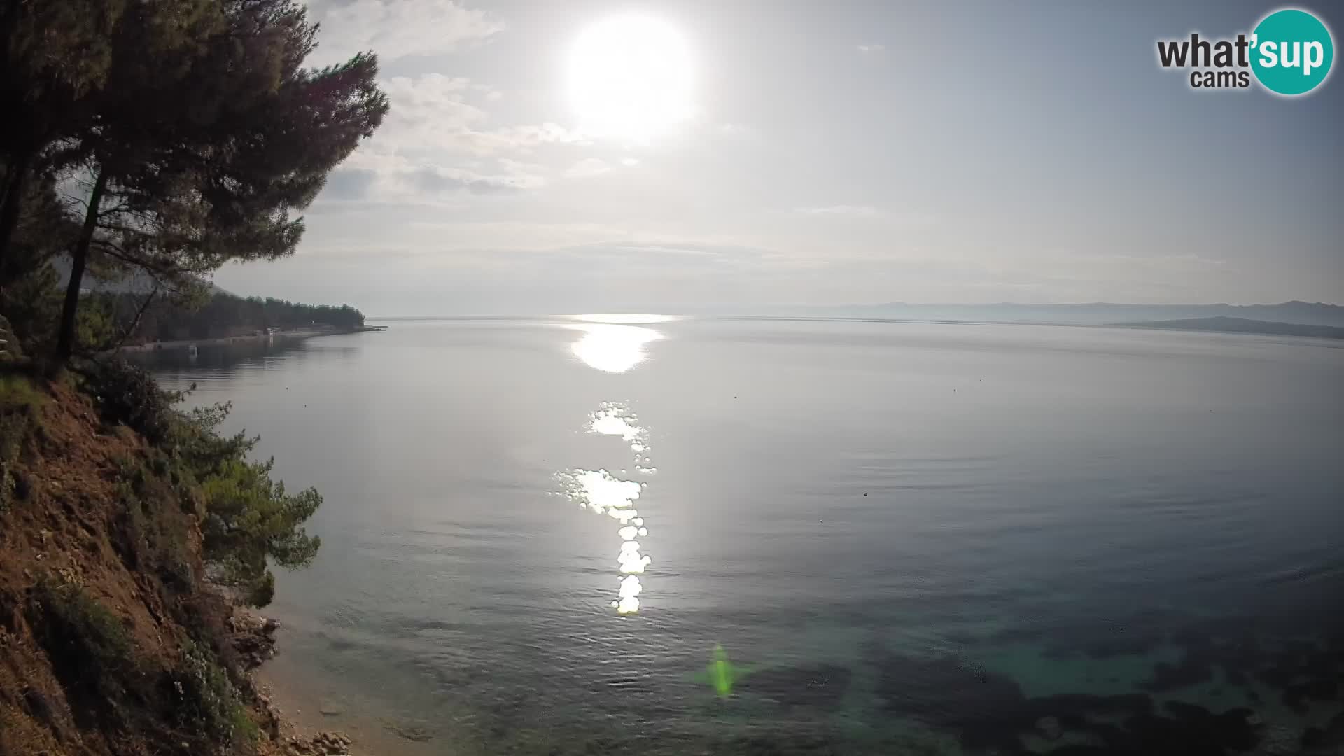 Webcam Playa Potočine Bol – Vista en vivo de Borak Beach, Isla de Brač