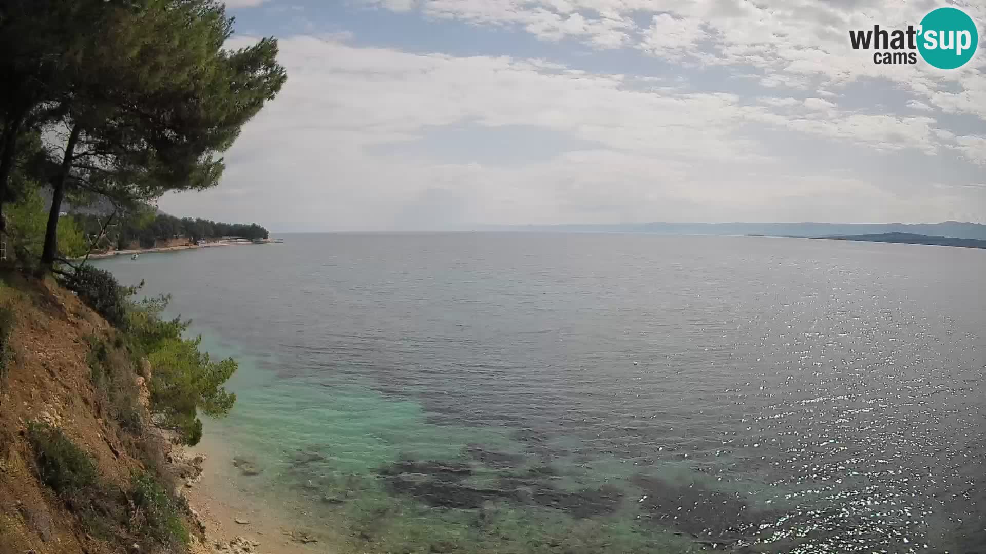 Webcam plage Potočine Bol – Vue en direct sur Borak Beach, île de Brač