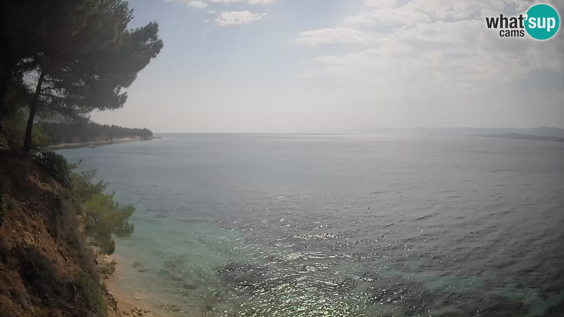 Webcam Playa Potočine Bol – Vista en vivo de Borak Beach, Isla de Brač