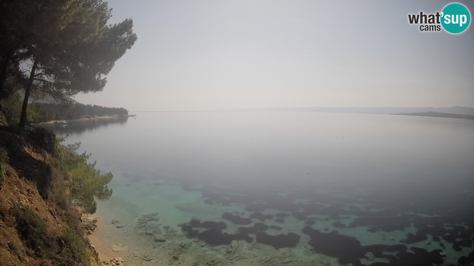 Webcam Potočine Beach Bol – Live View of Borak Beach, Brač Island