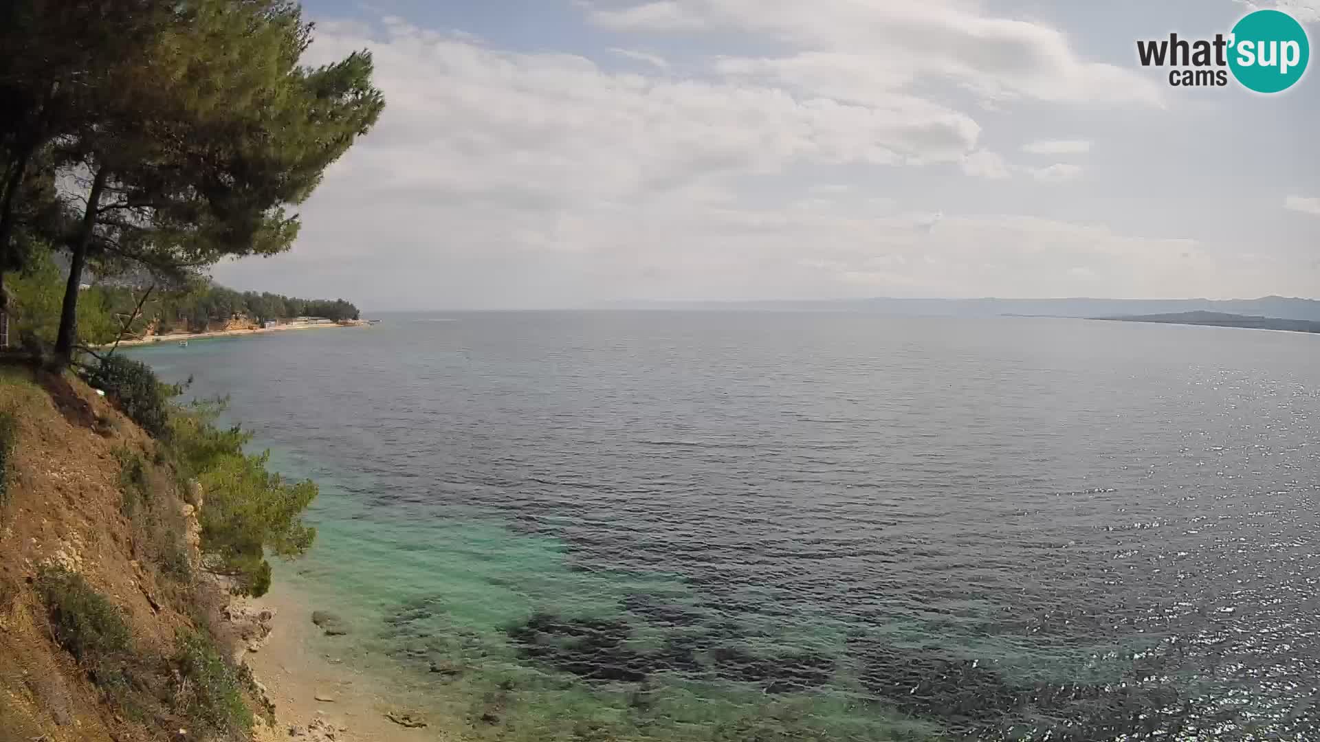 Webcam Potočine Beach Bol – Live View of Borak Beach, Brač Island