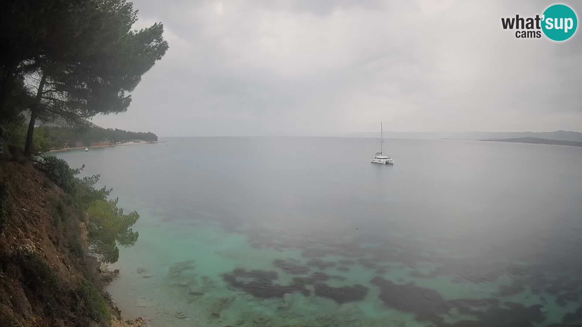 Webcam Strand Potočine Bol – Liveblick auf Borak Beach, Insel Brač