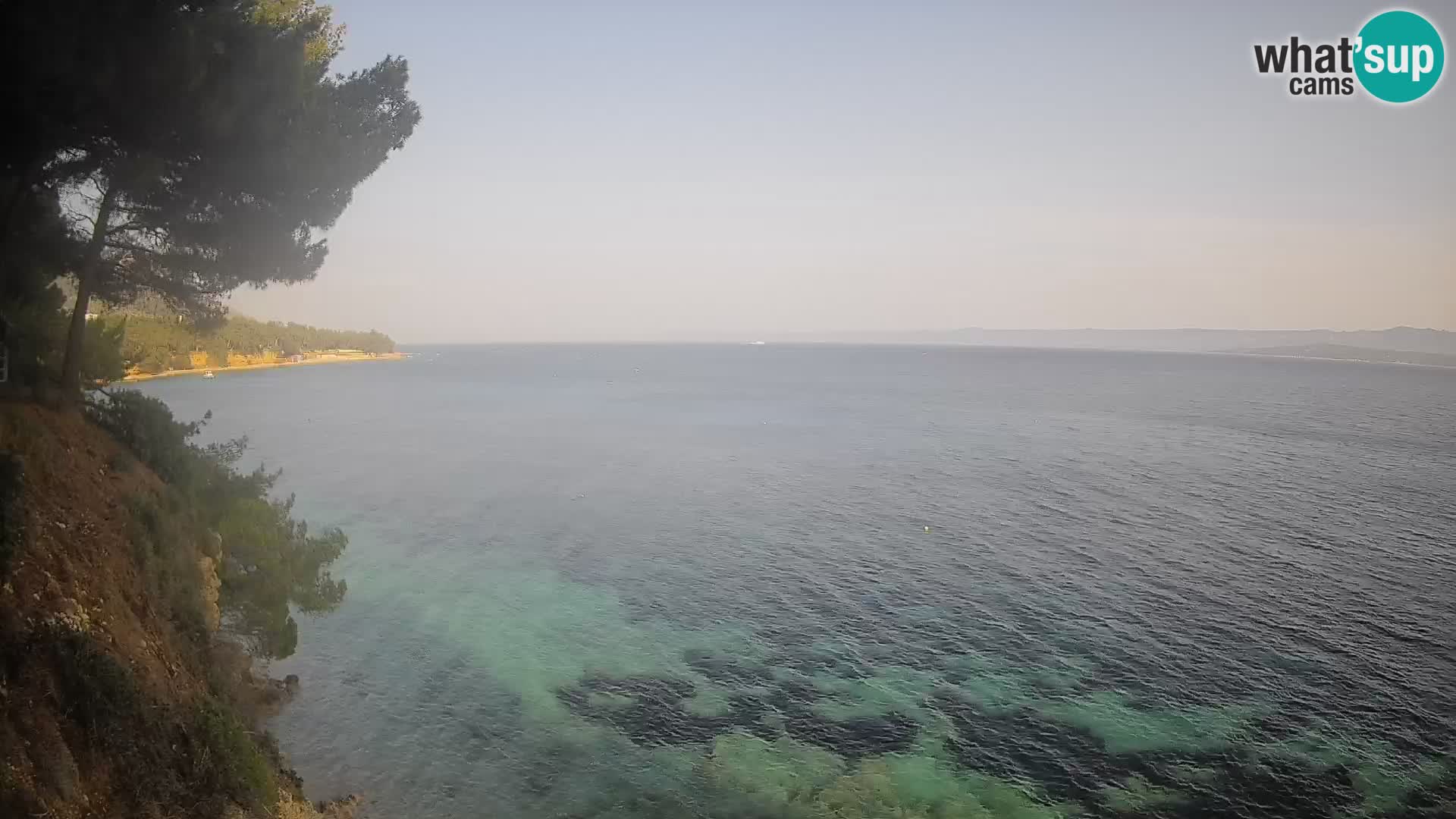 Webcam plage Potočine Bol – Vue en direct sur Borak Beach, île de Brač