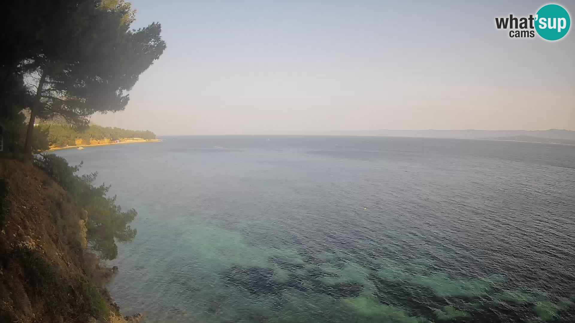 Webcam Playa Potočine Bol – Vista en vivo de Borak Beach, Isla de Brač