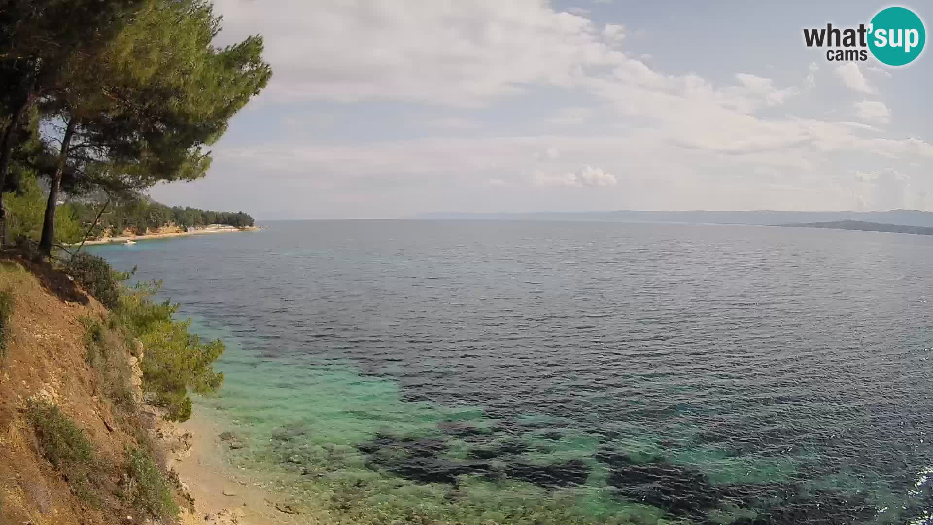 Webcam Strand Potočine Bol – Liveblick auf Borak Beach, Insel Brač