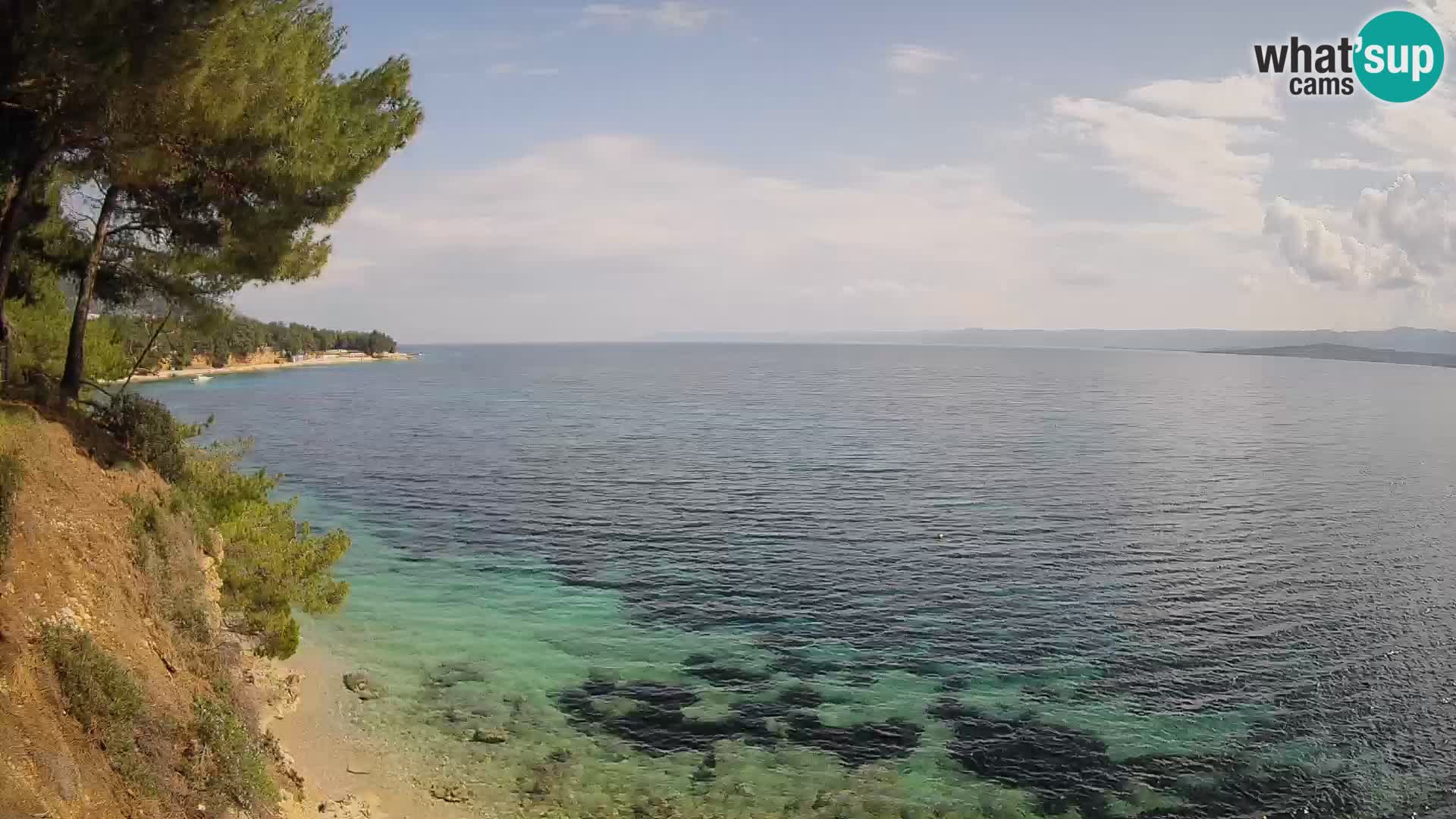 Webcam Potočine Beach Bol – Live View of Borak Beach, Brač Island