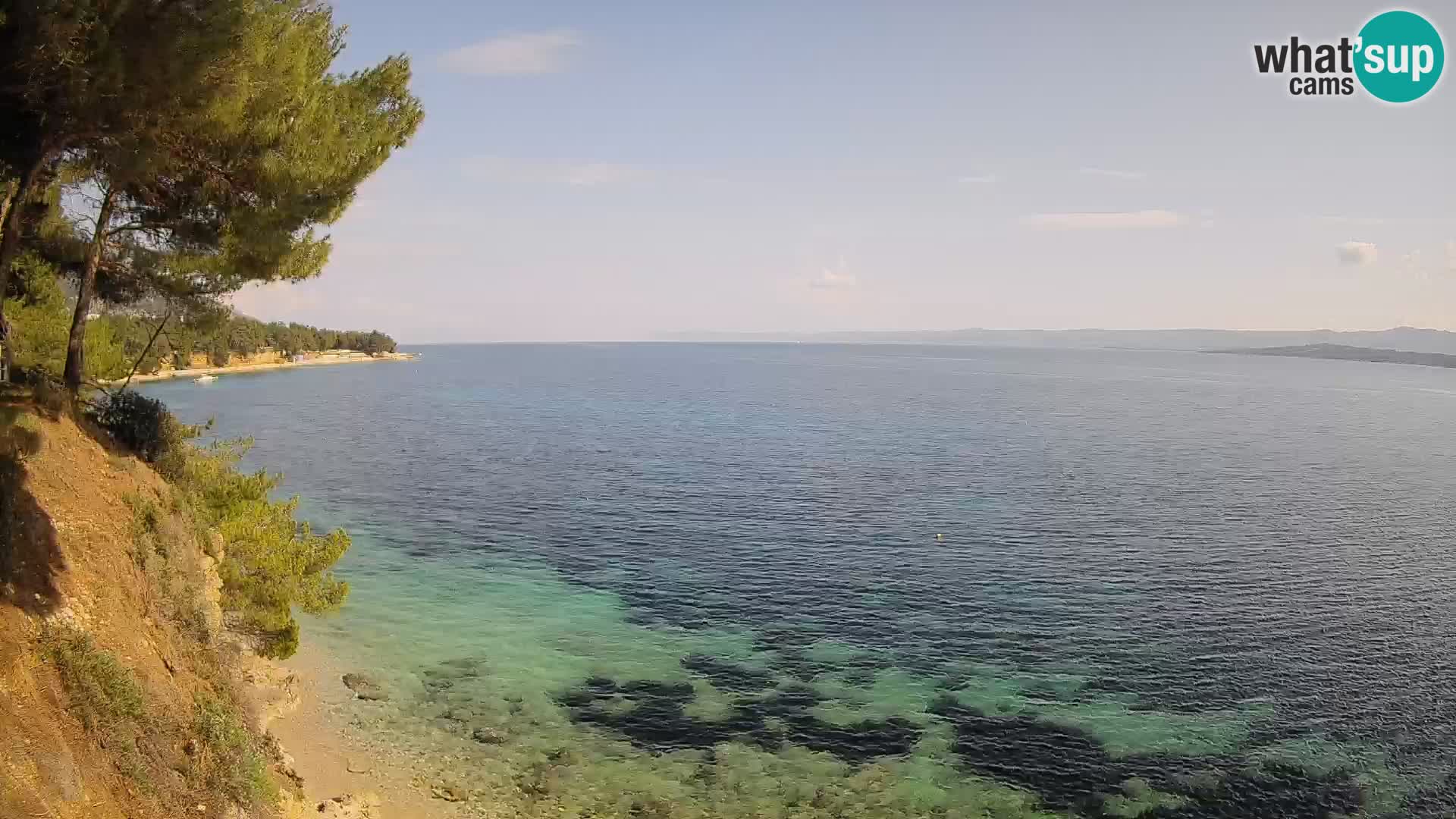 Webcam plage Potočine Bol – Vue en direct sur Borak Beach, île de Brač