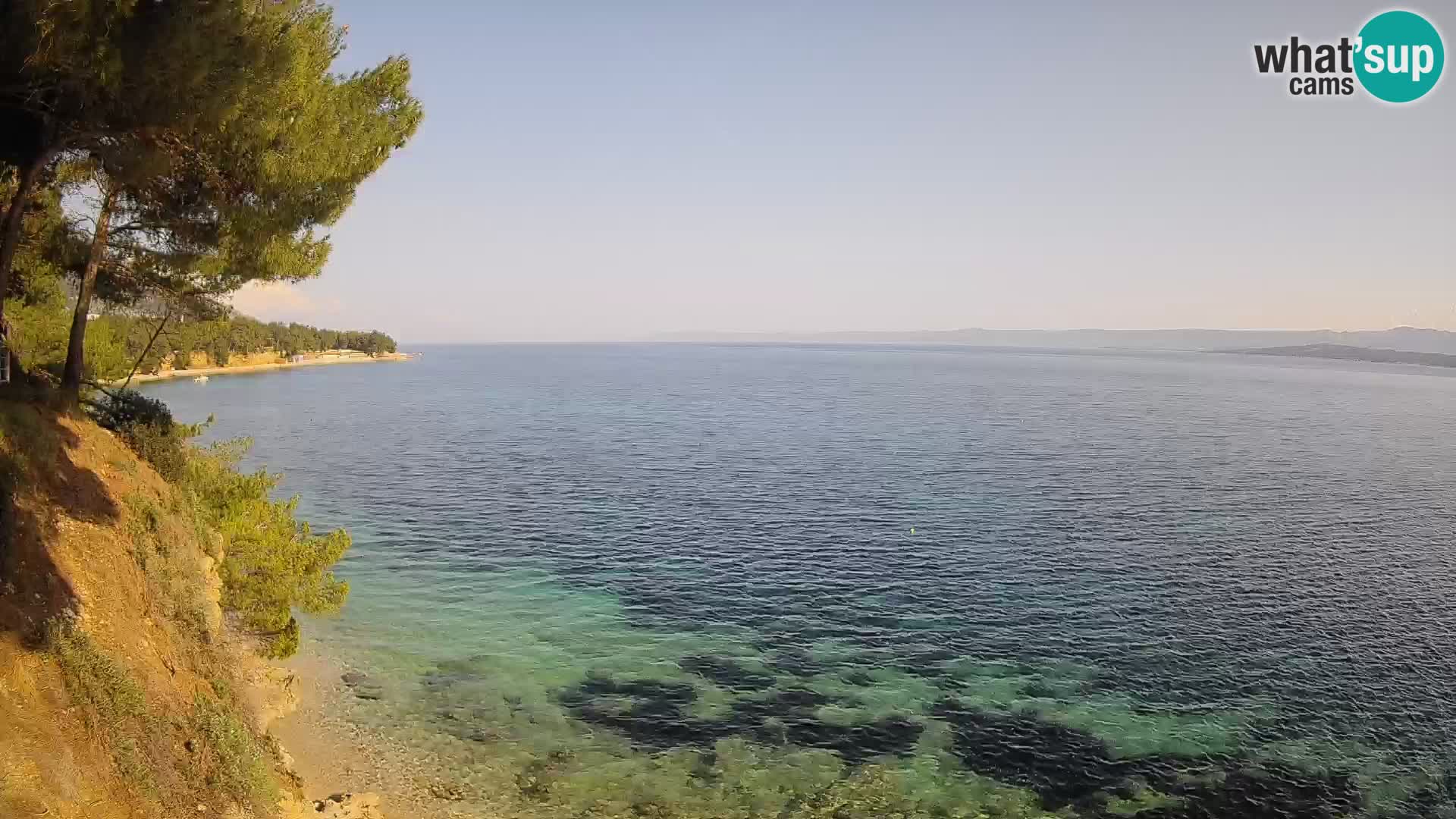 Webcam Potočine Beach Bol – Live View of Borak Beach, Brač Island
