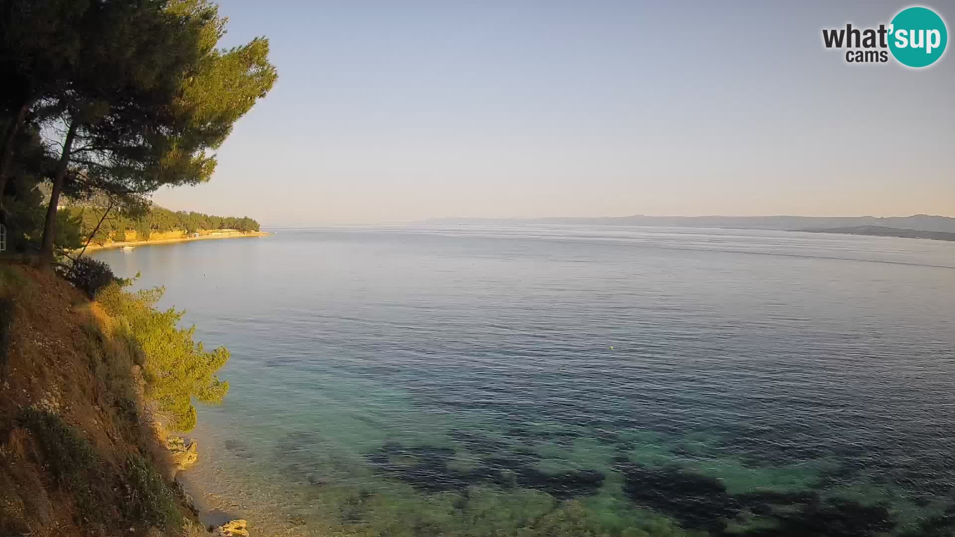 Webcam Potočine Beach Bol – Live View of Borak Beach, Brač Island