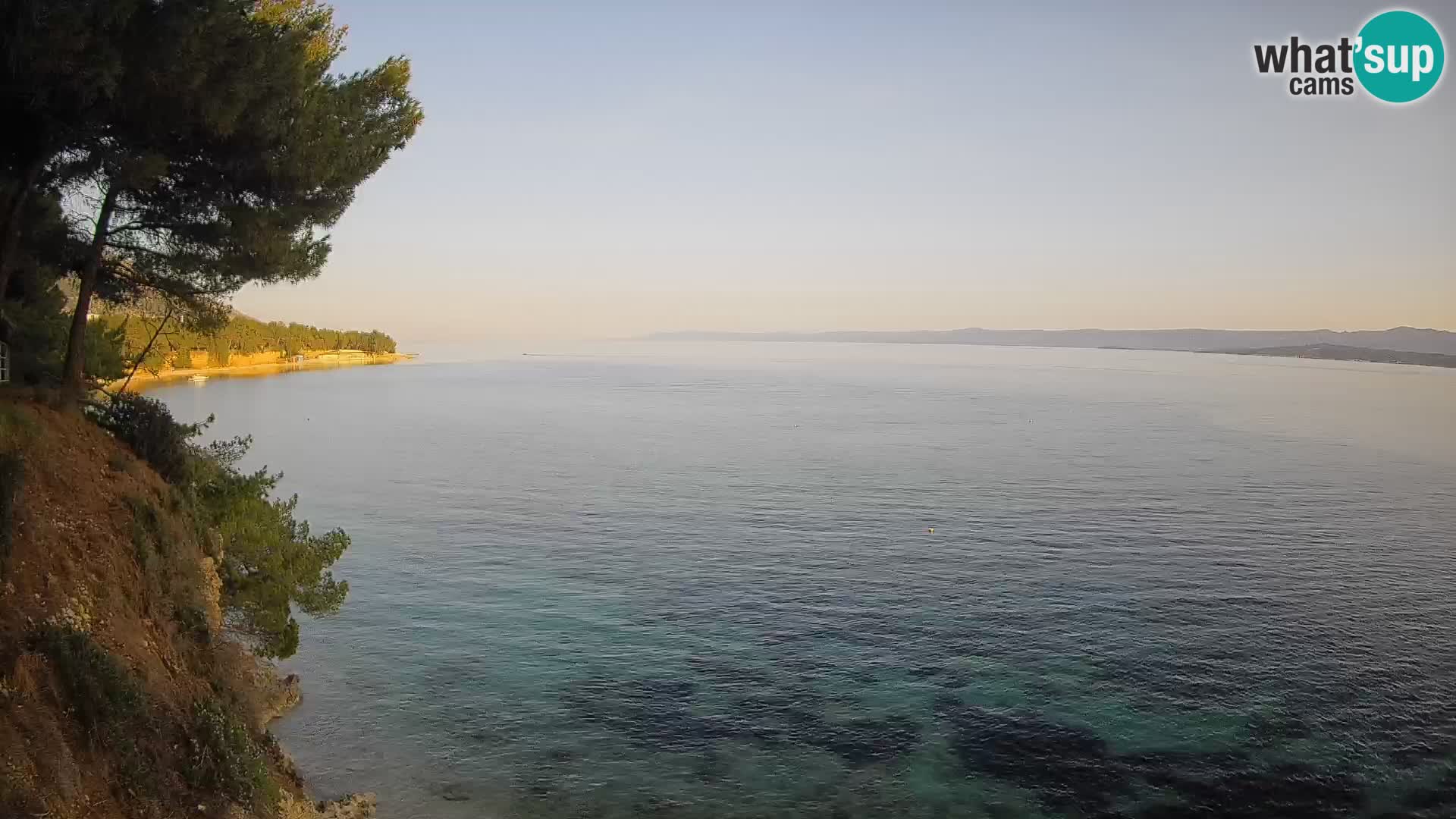 Web kamera Potočine Bol – Pogled uživo na plažu Borak, otok Brač