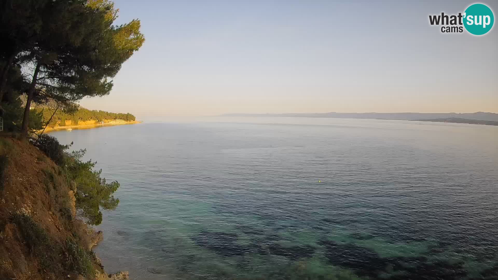 Web kamera Potočine Bol – Pogled uživo na plažu Borak, otok Brač