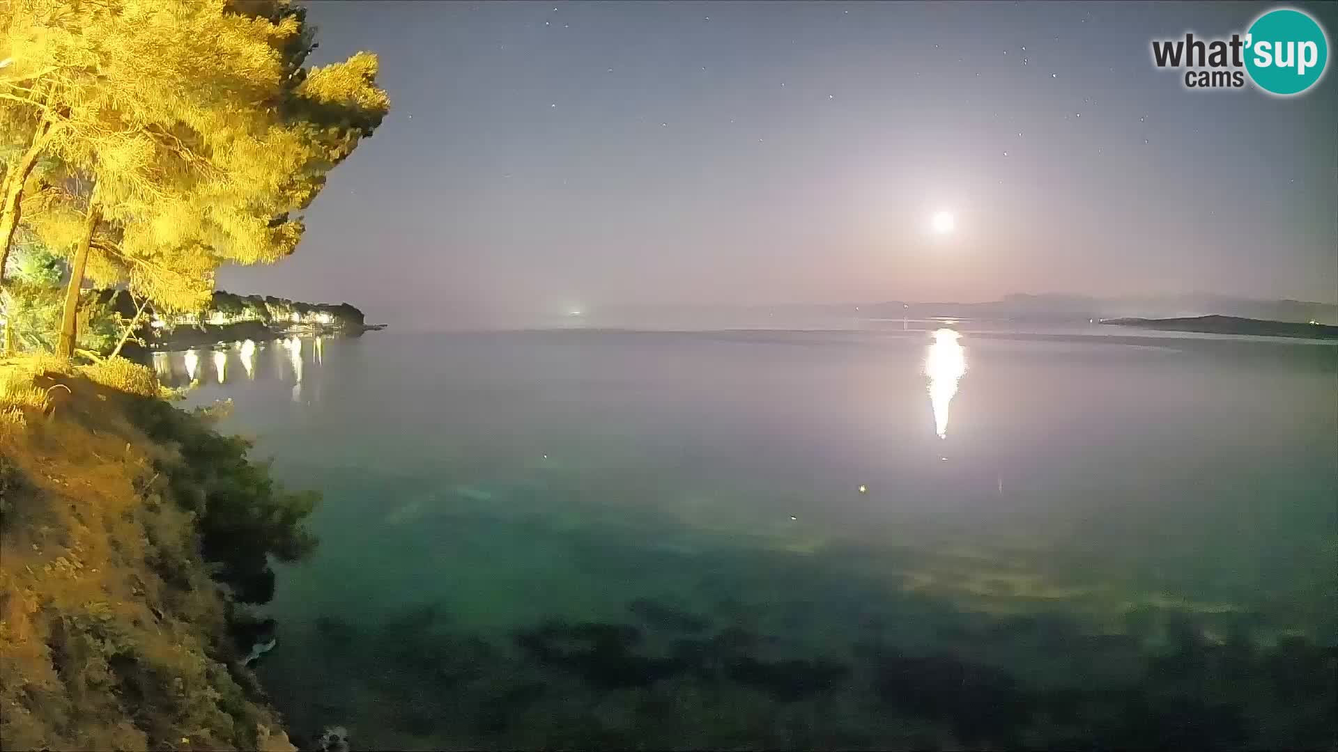 Webcam Playa Potočine Bol – Vista en vivo de Borak Beach, Isla de Brač