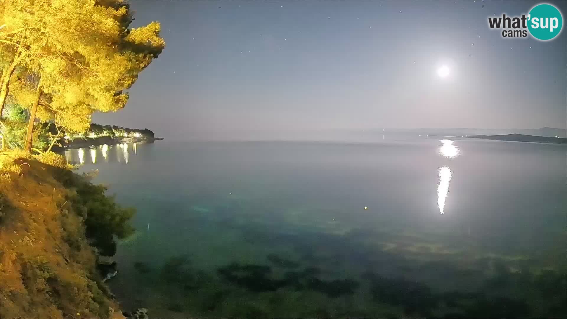Webcam plage Potočine Bol – Vue en direct sur Borak Beach, île de Brač