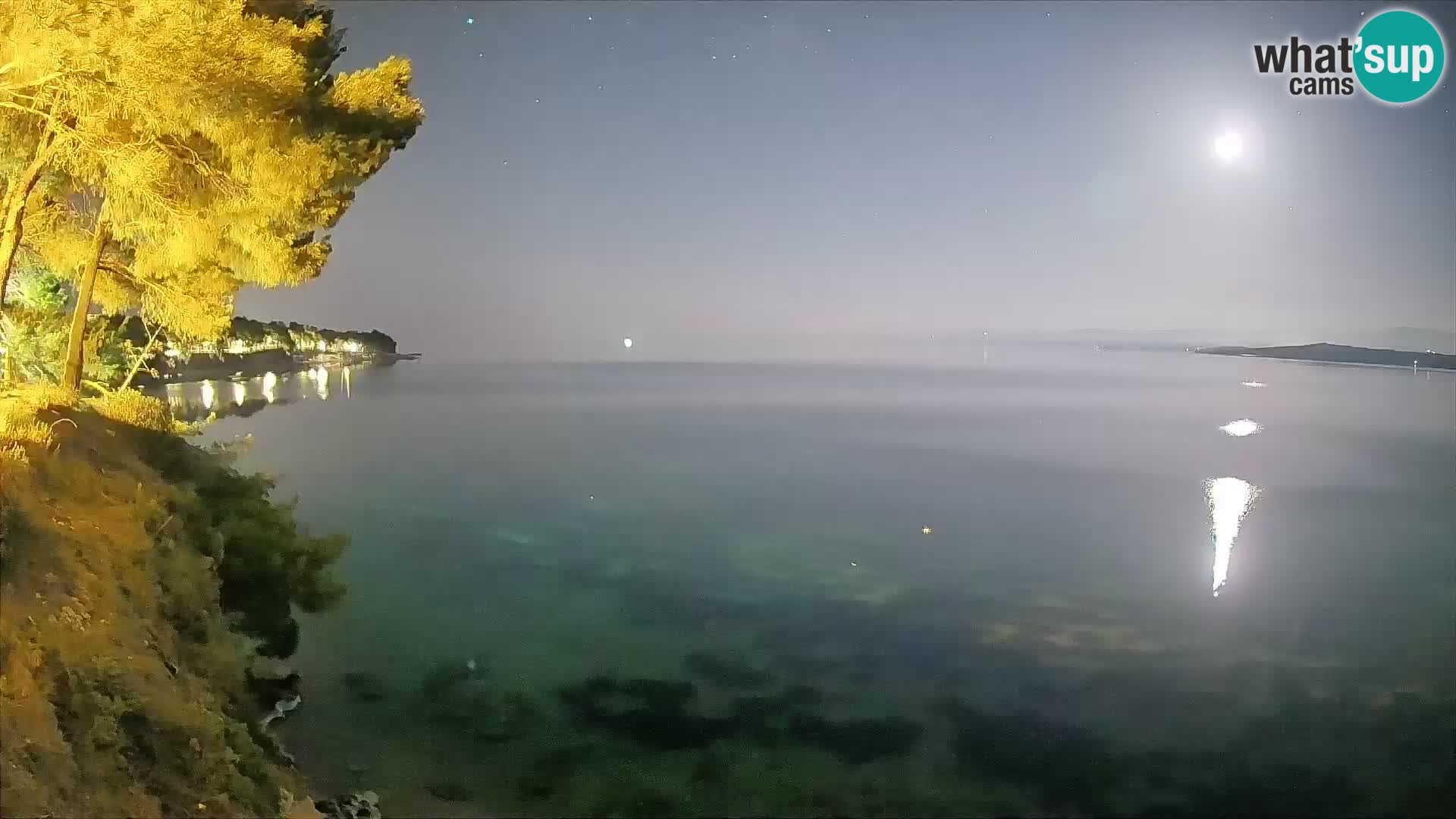 Webcam Strand Potočine Bol – Liveblick auf Borak Beach, Insel Brač