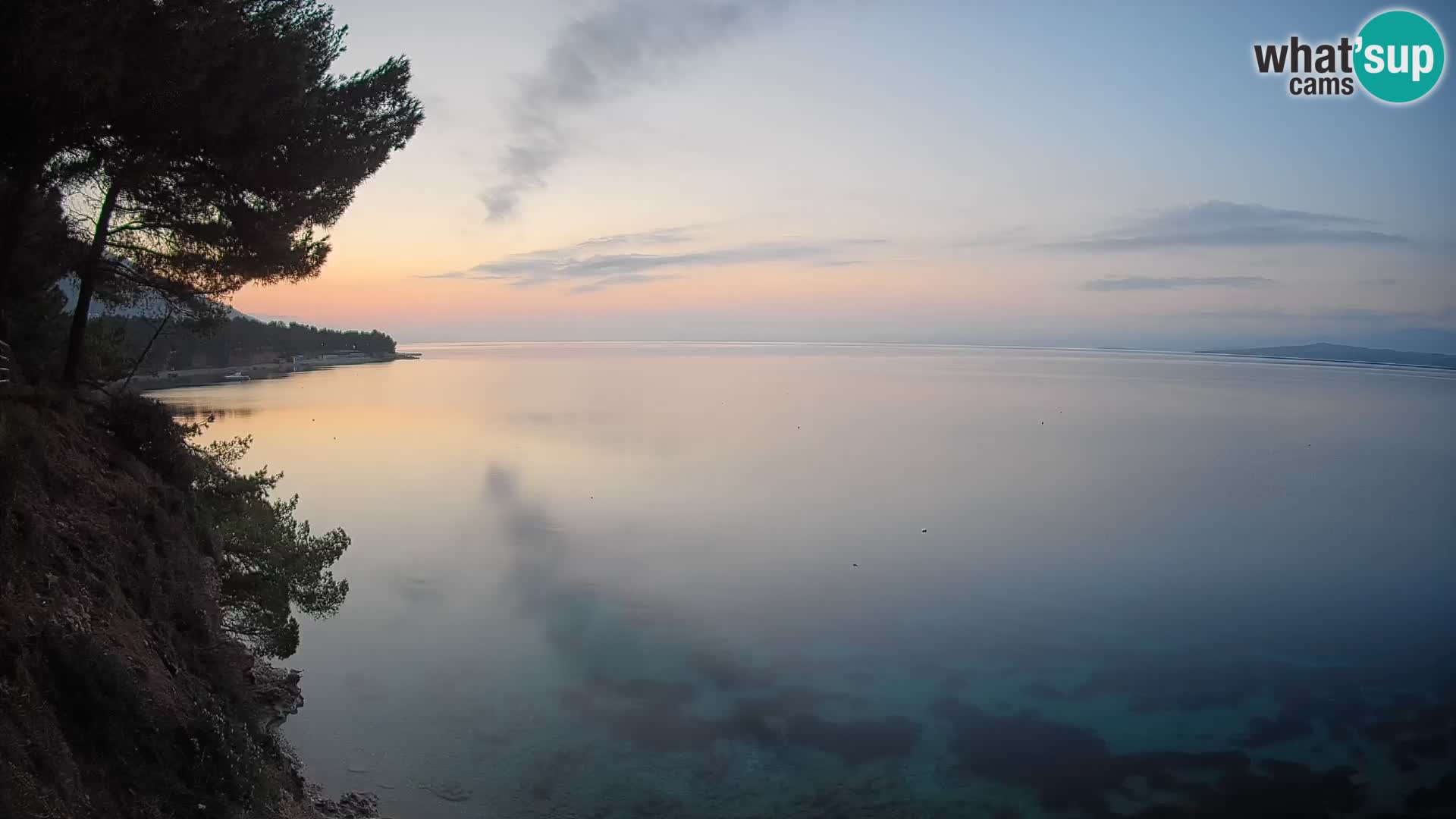 Webcam Spiaggia Potočine Bol – Vista live sulla spiaggia Borak, Isola di Brač