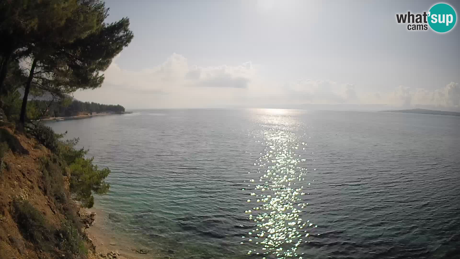 Webcam Potočine Beach Bol – Live View of Borak Beach, Brač Island