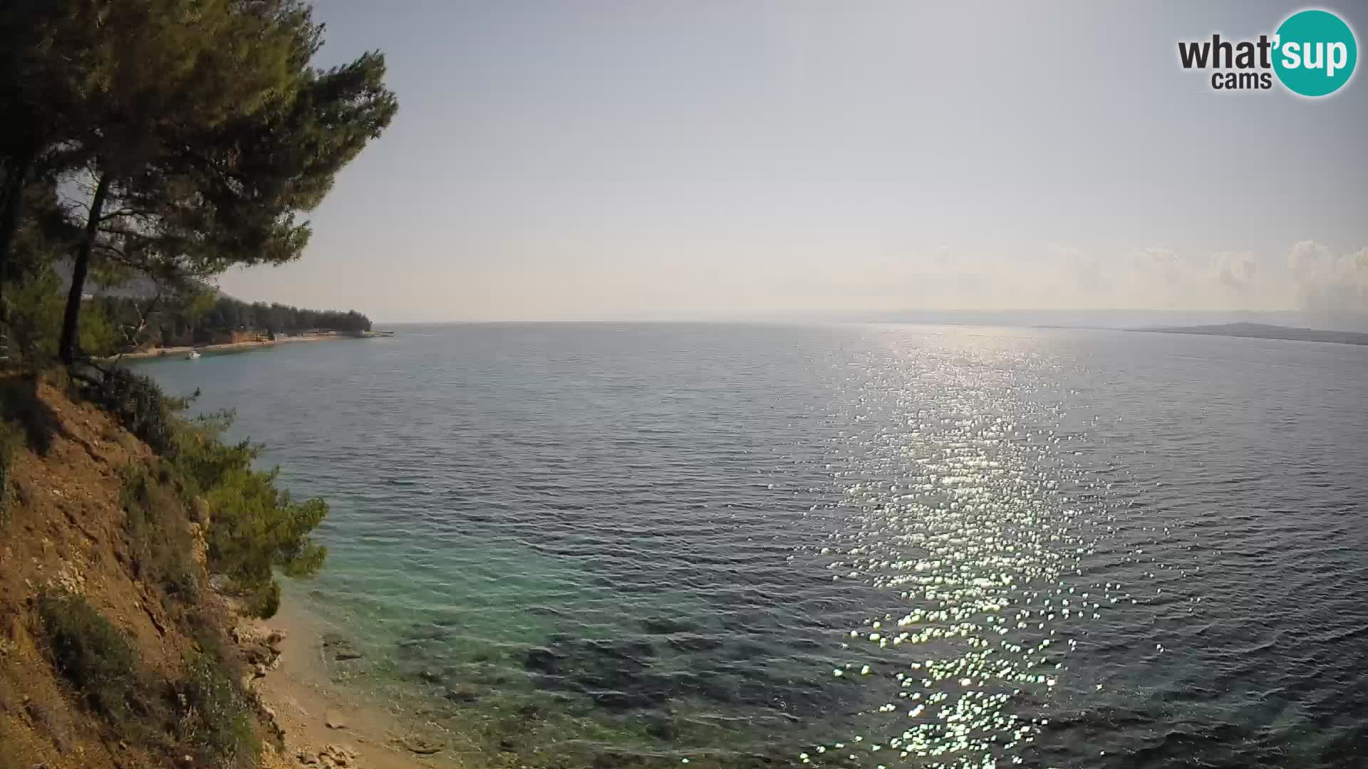 Webcam Potočine Beach Bol – Live View of Borak Beach, Brač Island