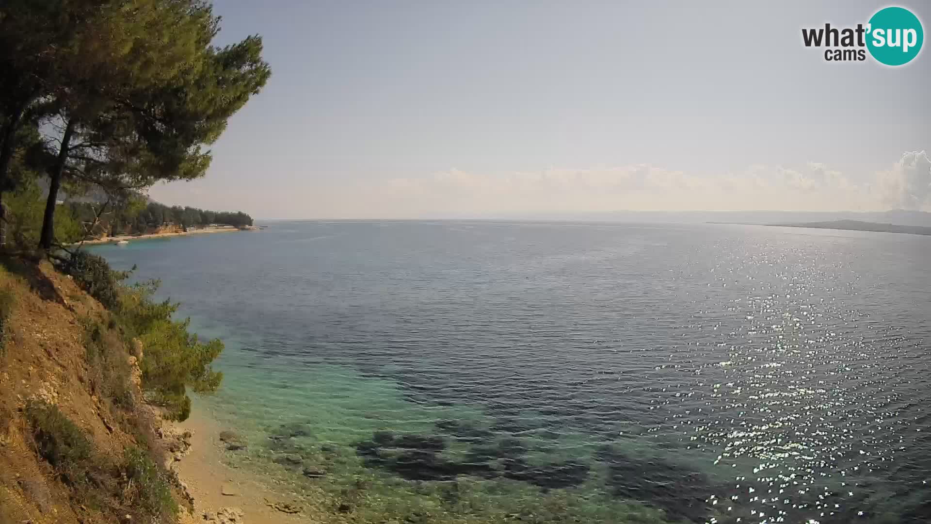 Webcam Potočine Beach Bol – Live View of Borak Beach, Brač Island